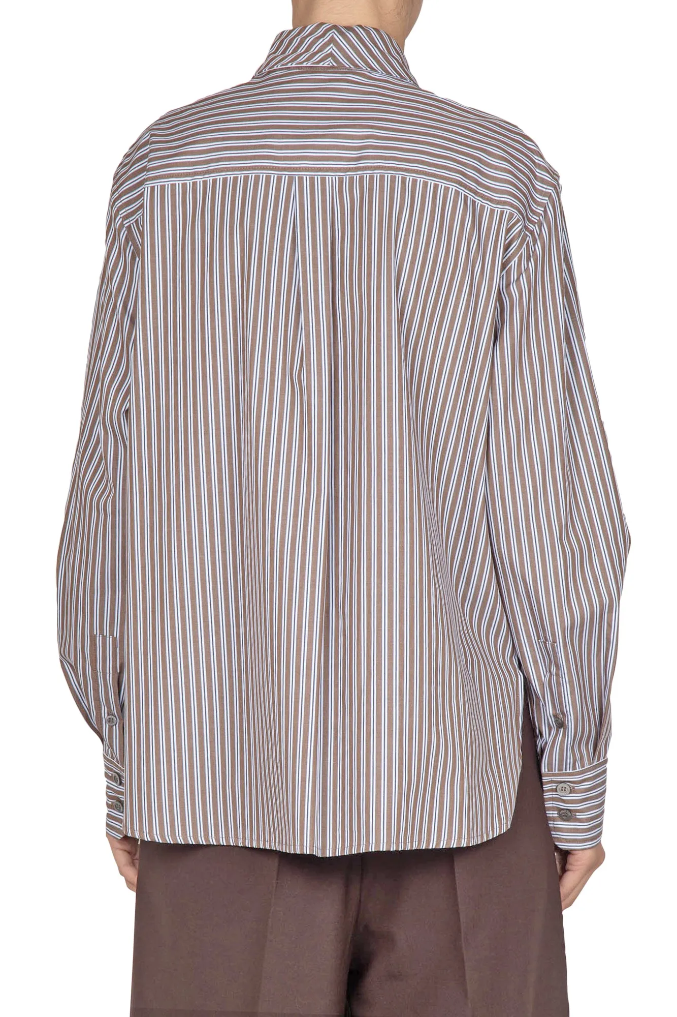 Camicia - 441532 - Marrone/Bianco