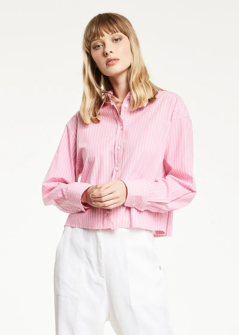 Camicia in popeline di cotone