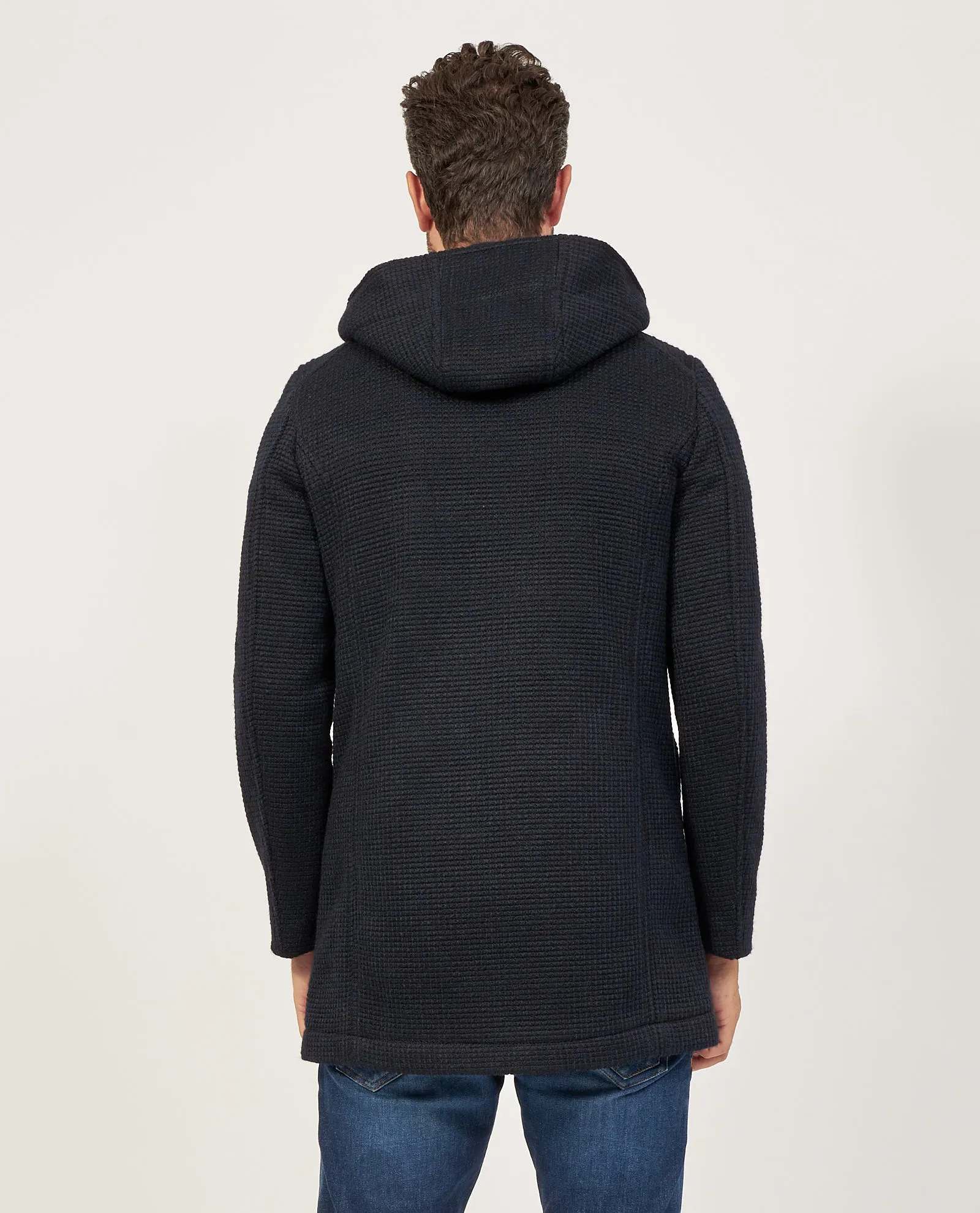 Cappotto Mulish con cappuccio e chiusura con bottoni