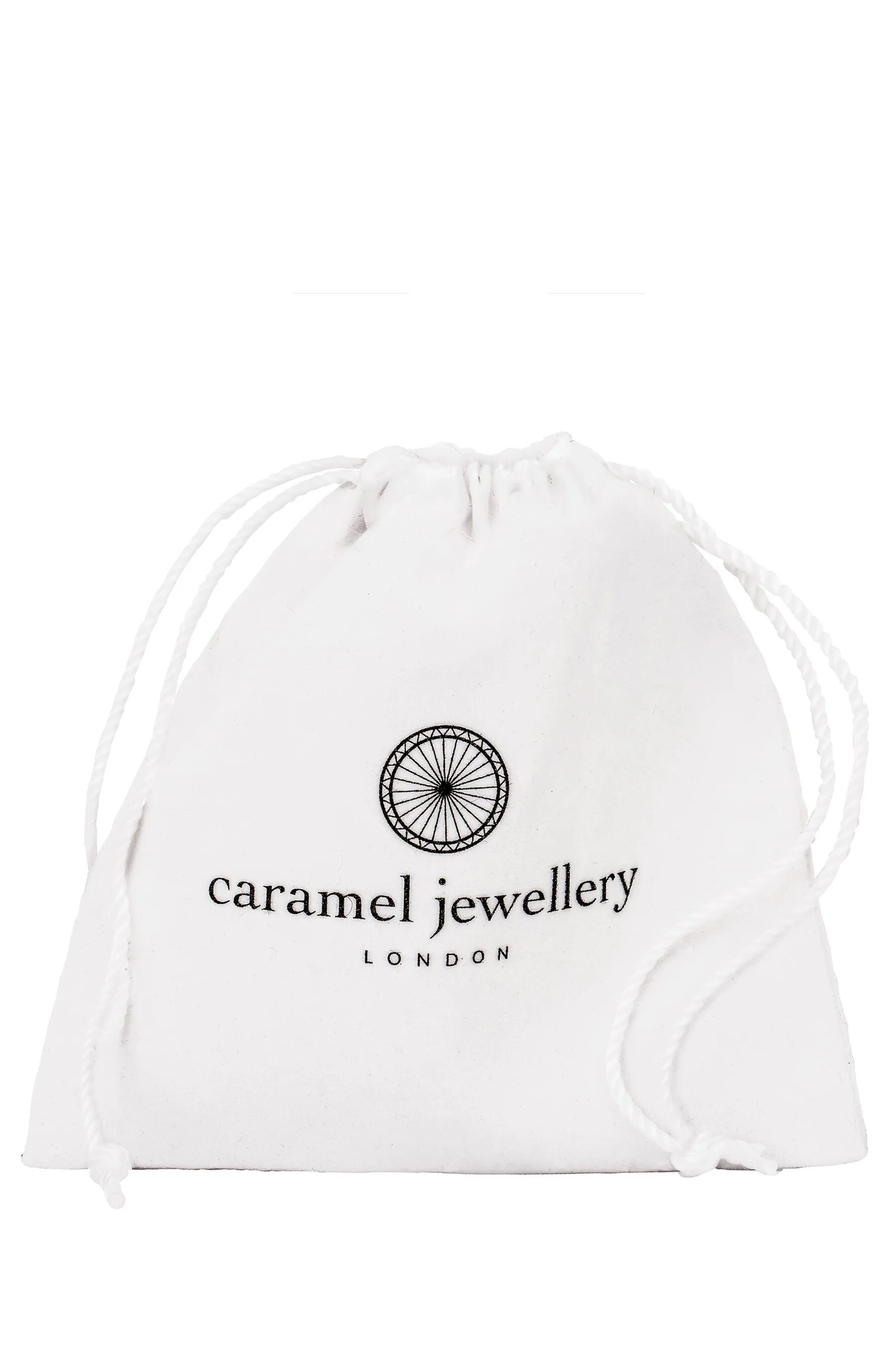 Caramel Jewellery London Argento - Bracciale multifilo con ciondolo a cuore
