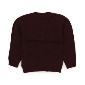 Cardigan Bordeaux Bambina