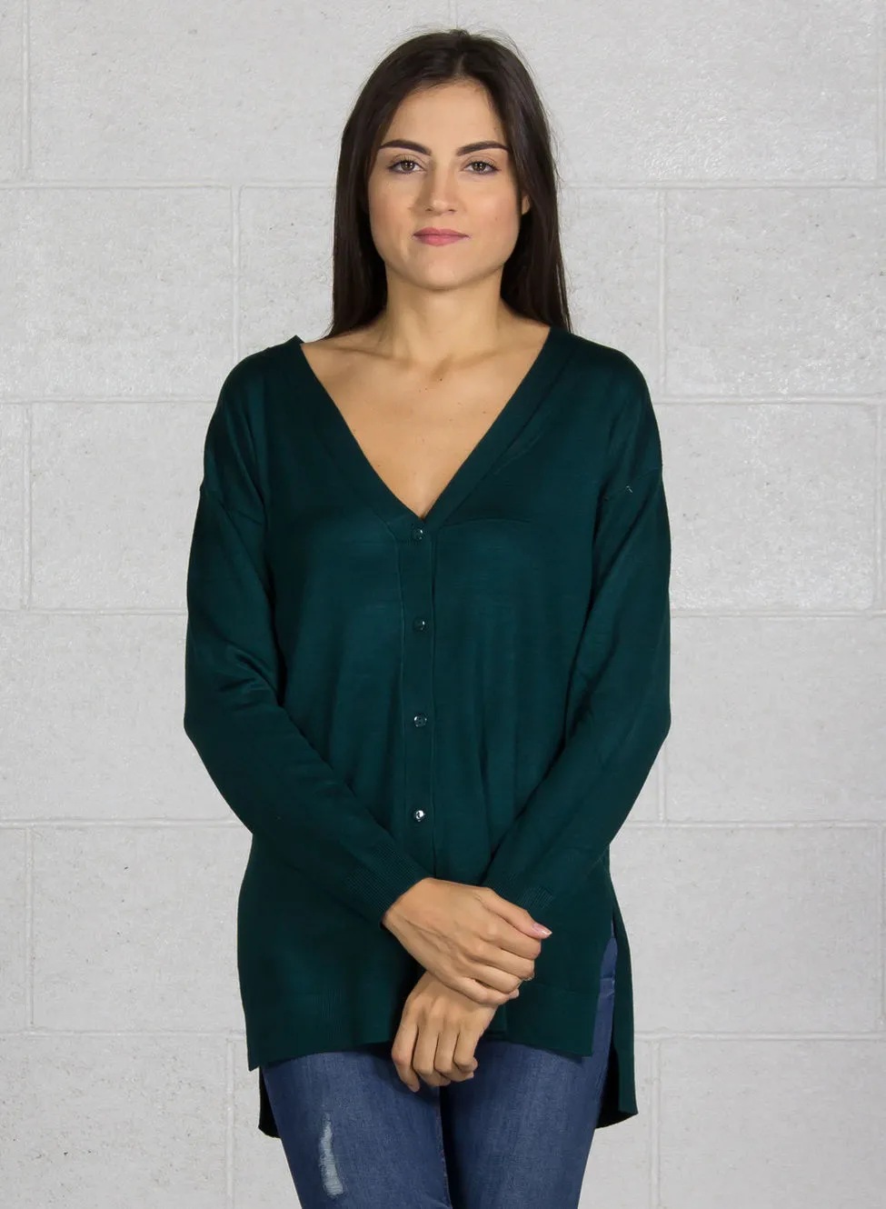 cardigan classic bottoni