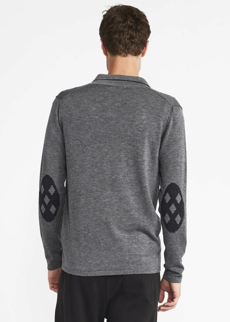 Cardigan con collo cubano