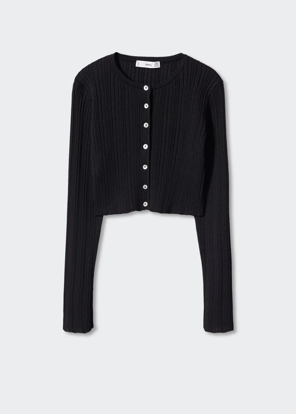 Cardigan corto maglia sottile