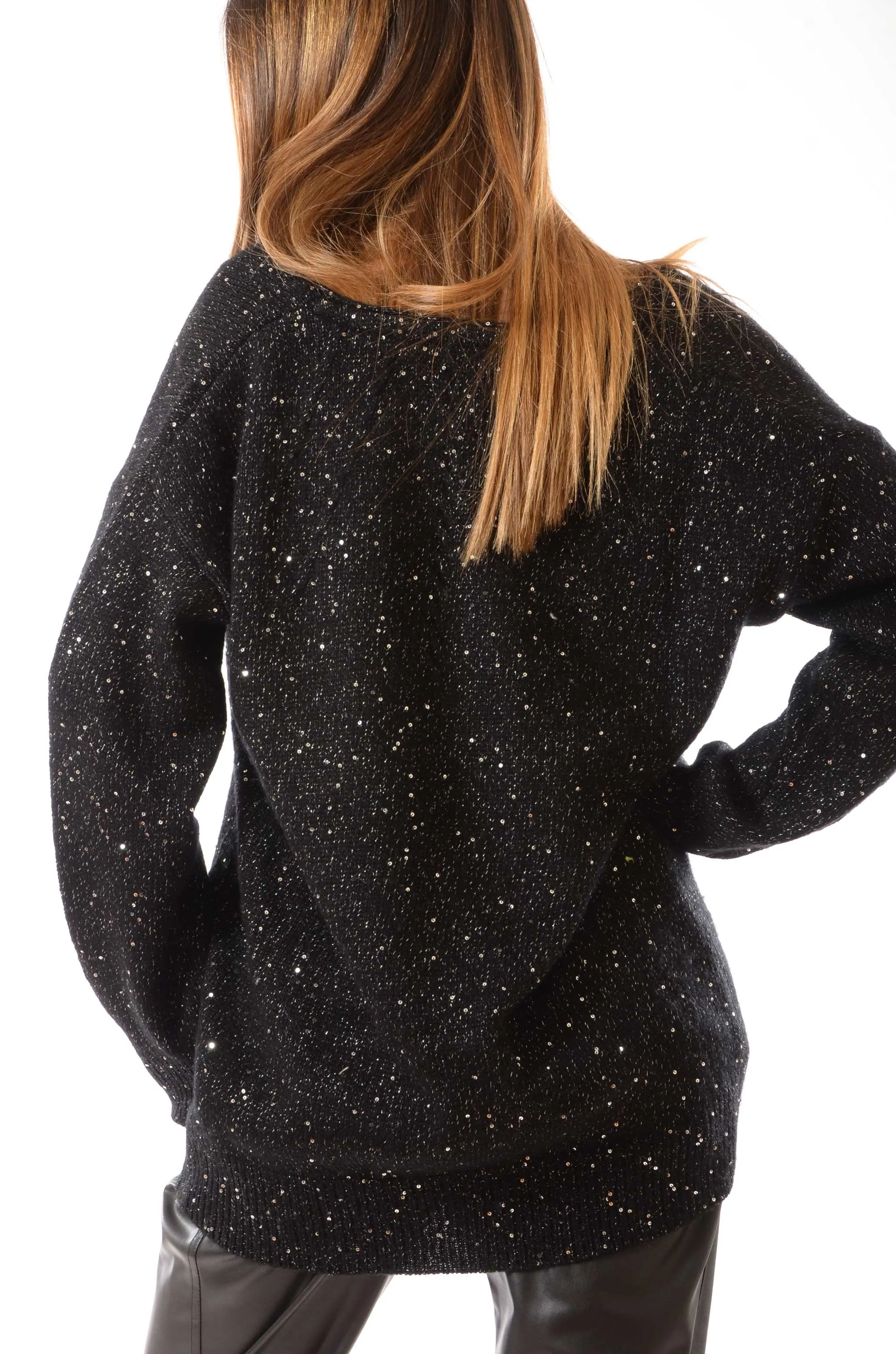 Cardigan scollo a v