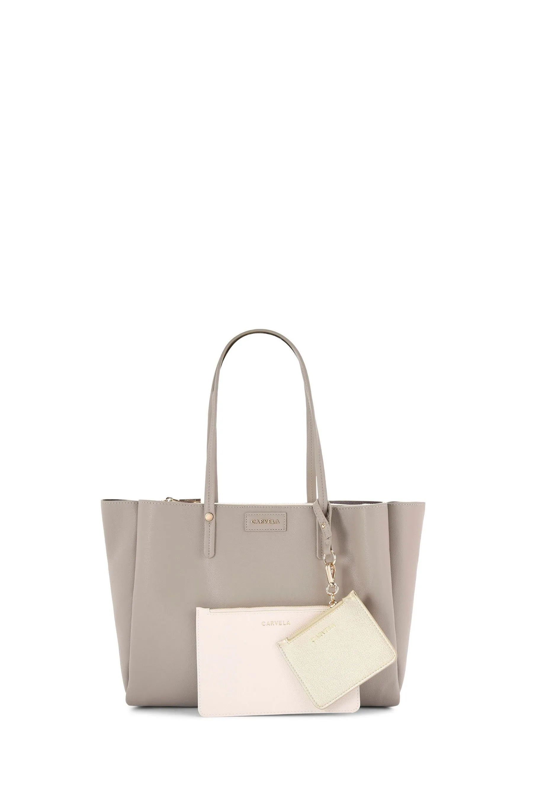 Carvela Freya - Borsa tote color carne con triplo compart - Borsa