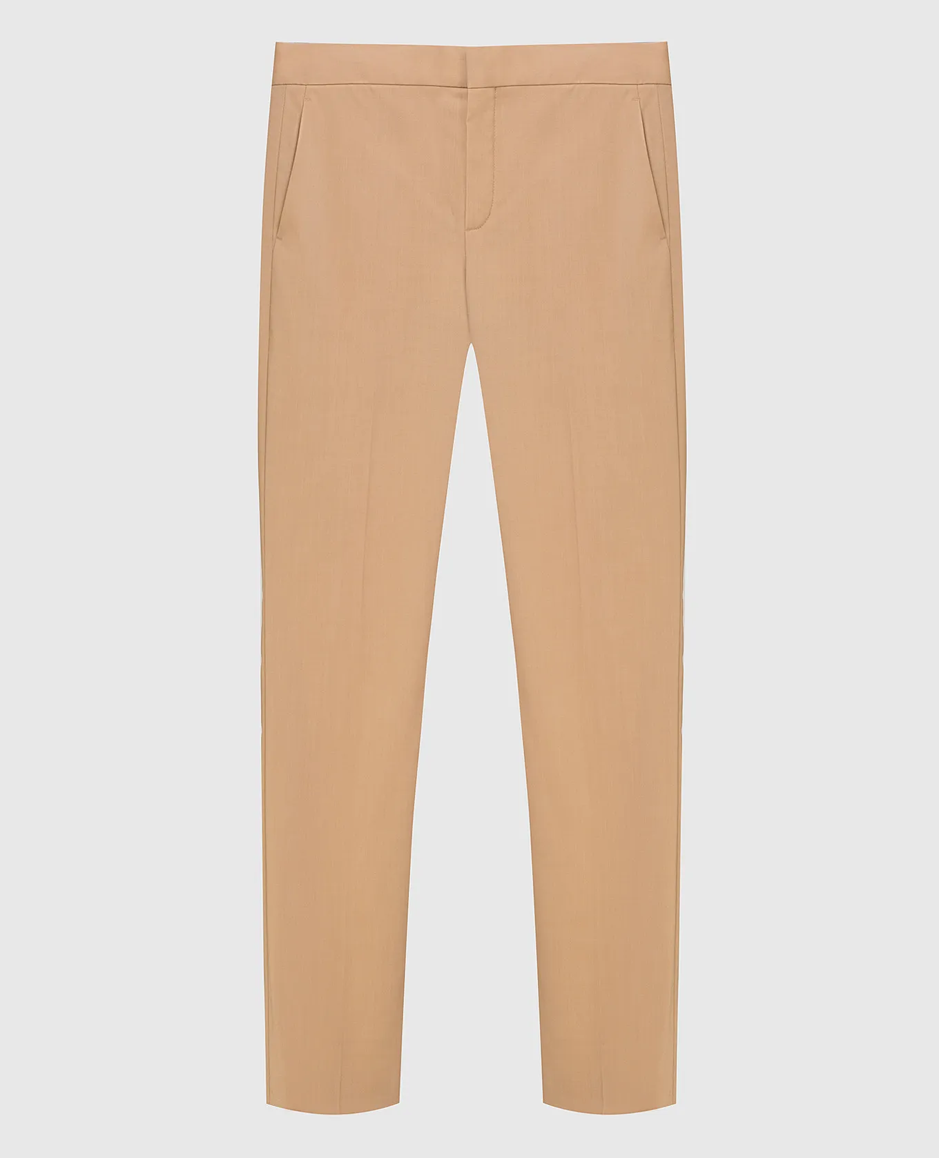 Chloe Pantaloni in lana beige 16SPA10