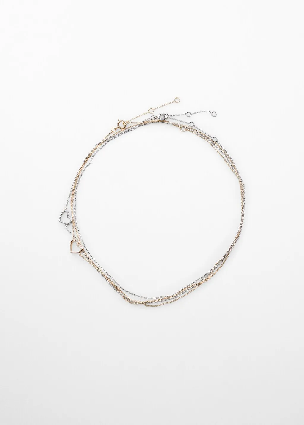 Cintura-collana cuori