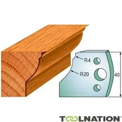 CMT 690.109 Coppia di coltelli profilati altezza 40 mm numero 109