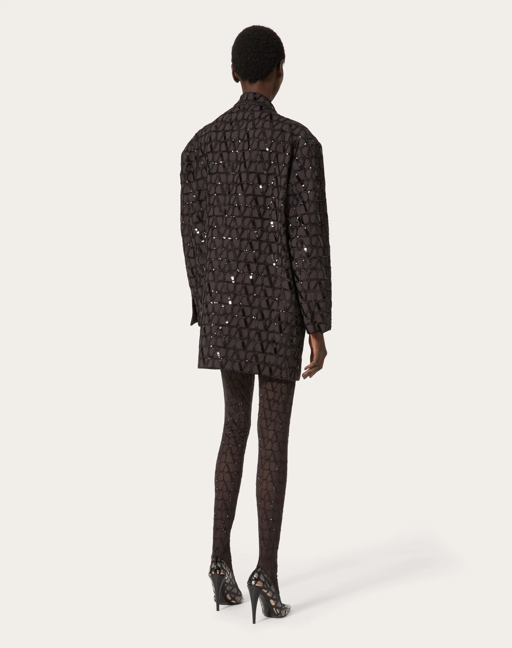 COLLANT IN JERSEY STRASS TULLE TOILE ICONOGRAPHE RICAMATI