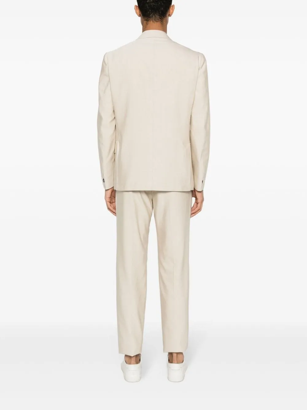Completo doppiopetto in beige - uomo