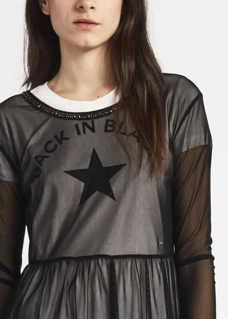 Completo t-shirt e top in tulle
