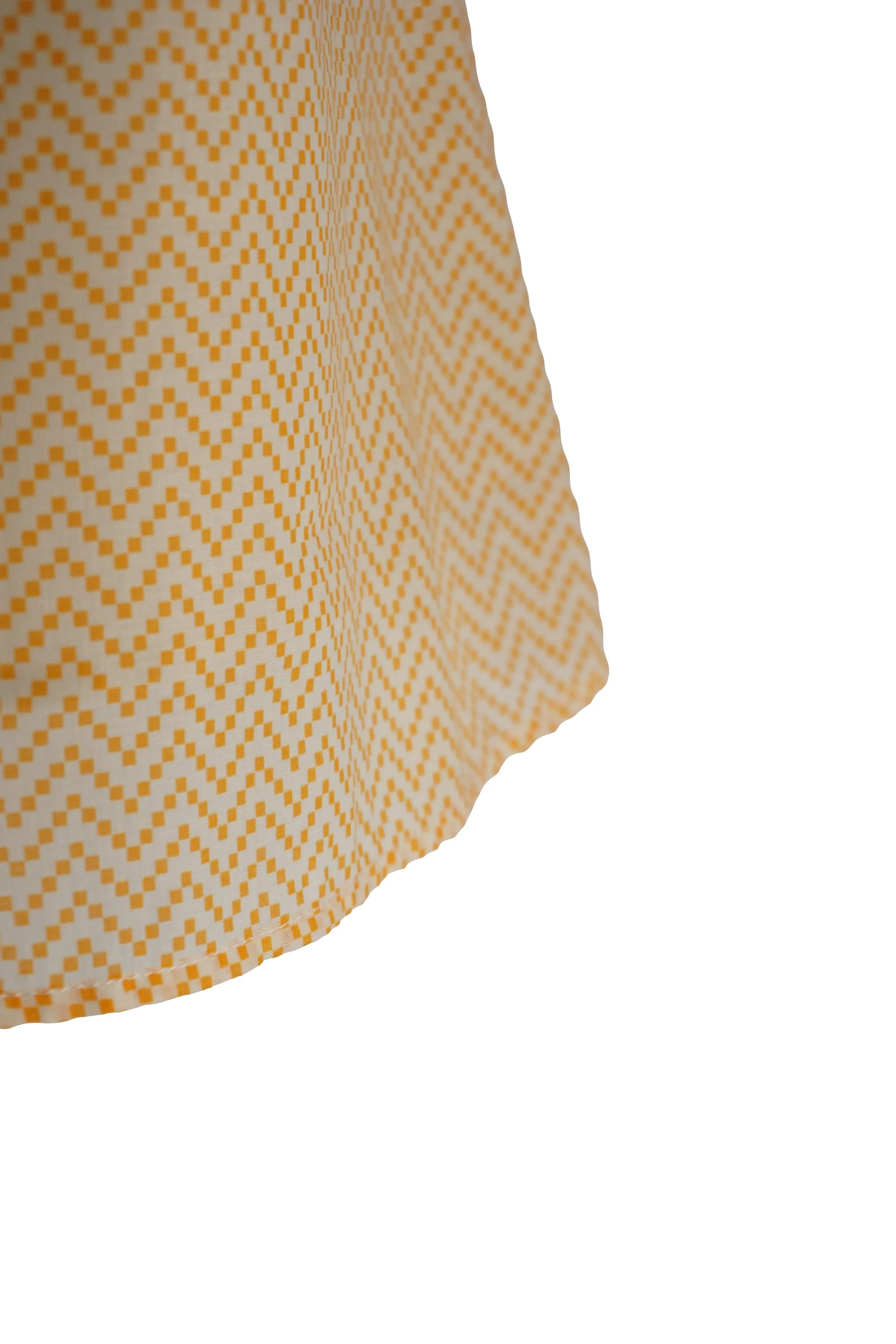 Cotton Top with Pattern / Yellow
