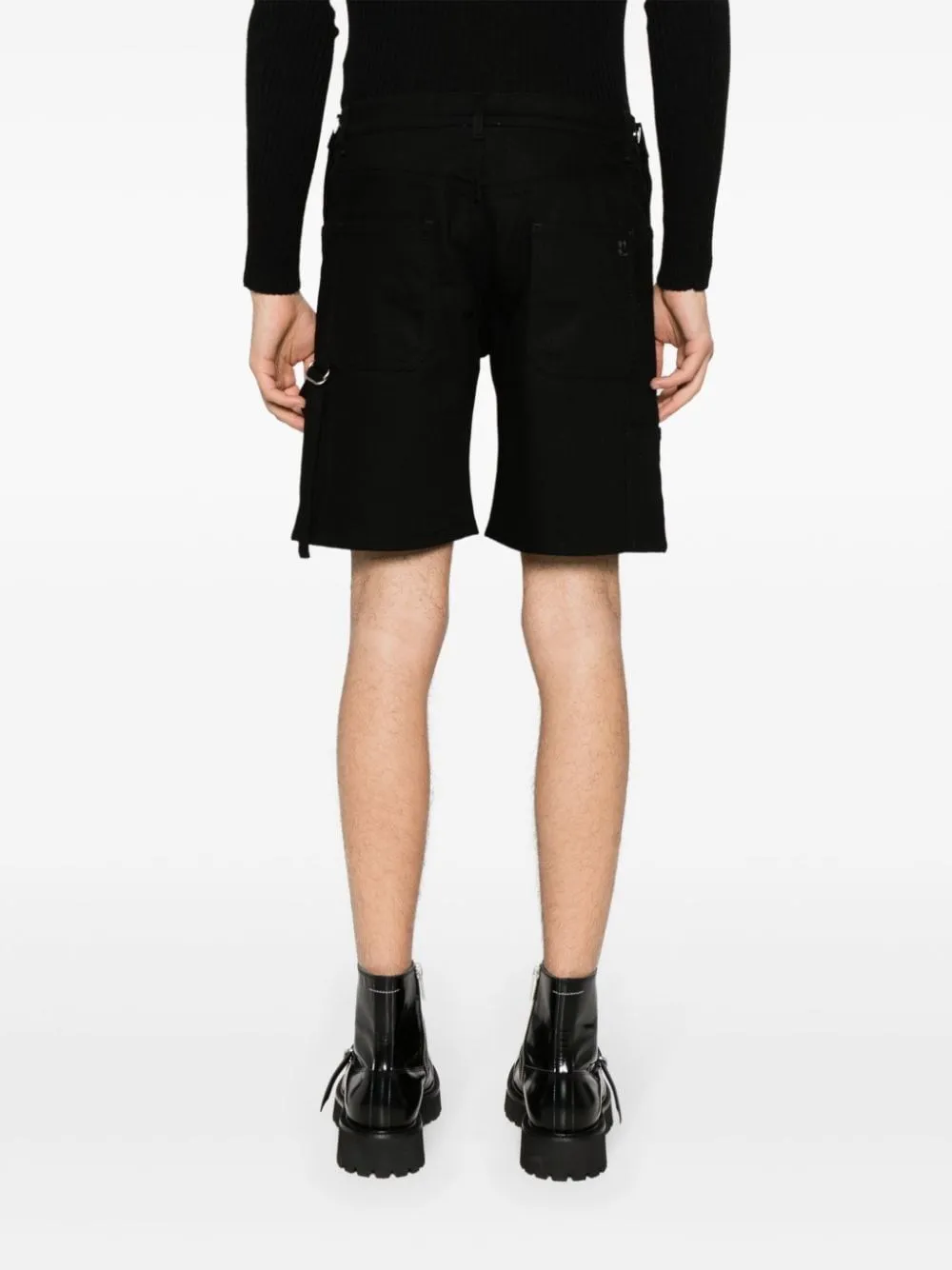   Courreges  Pantaloncino in denim nero  