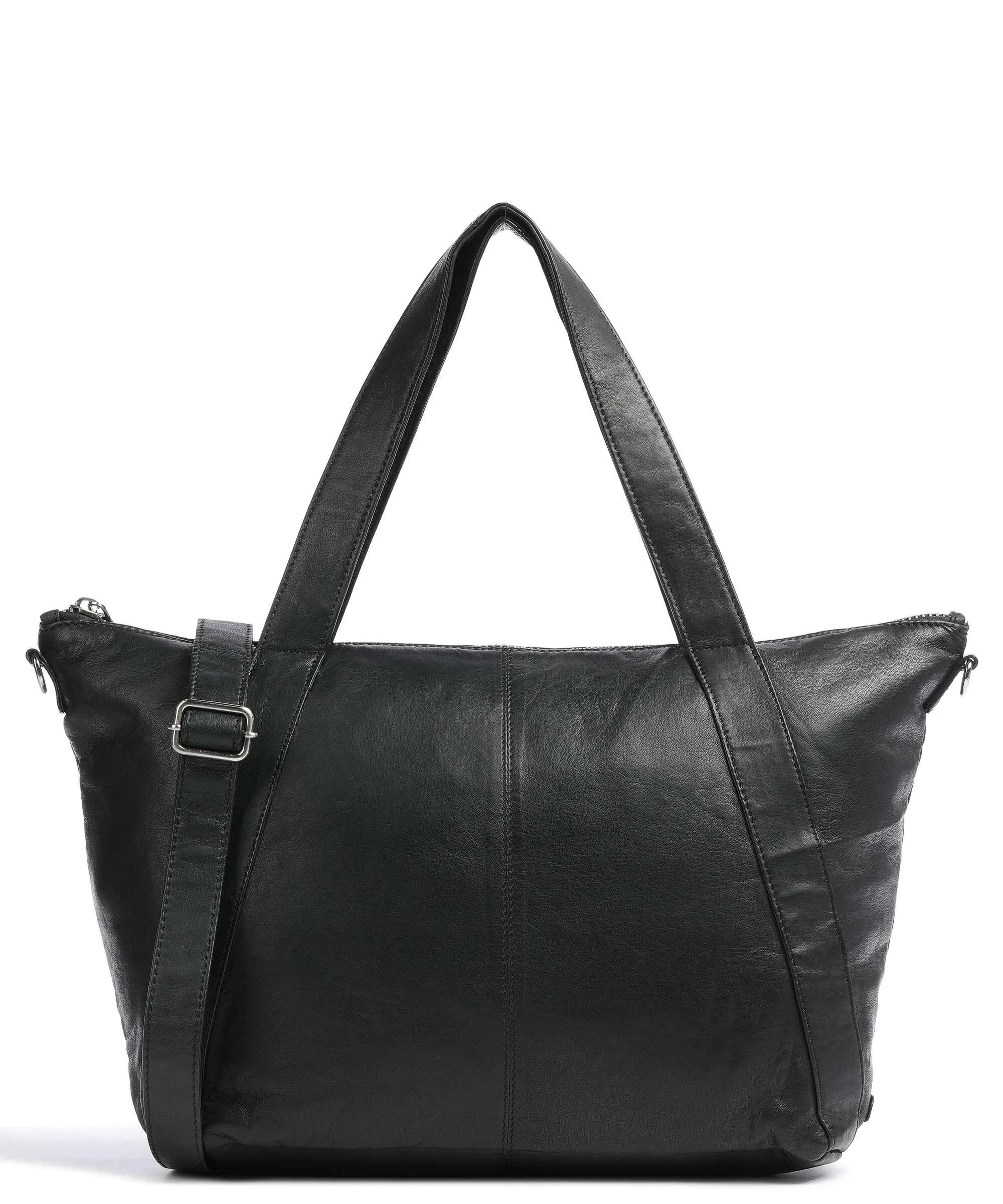  Depeche Power Field Borsa shopper pelle di pecora nero  