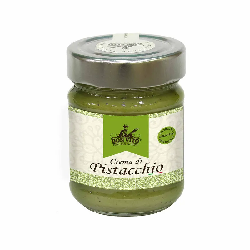 Don Vito - Eccellenze Siciliane 38 vasetti misti da 40 gr: 13 Crema di Pistacchio - 13 Crema di Mandorla - 12 Crema di Nocciola