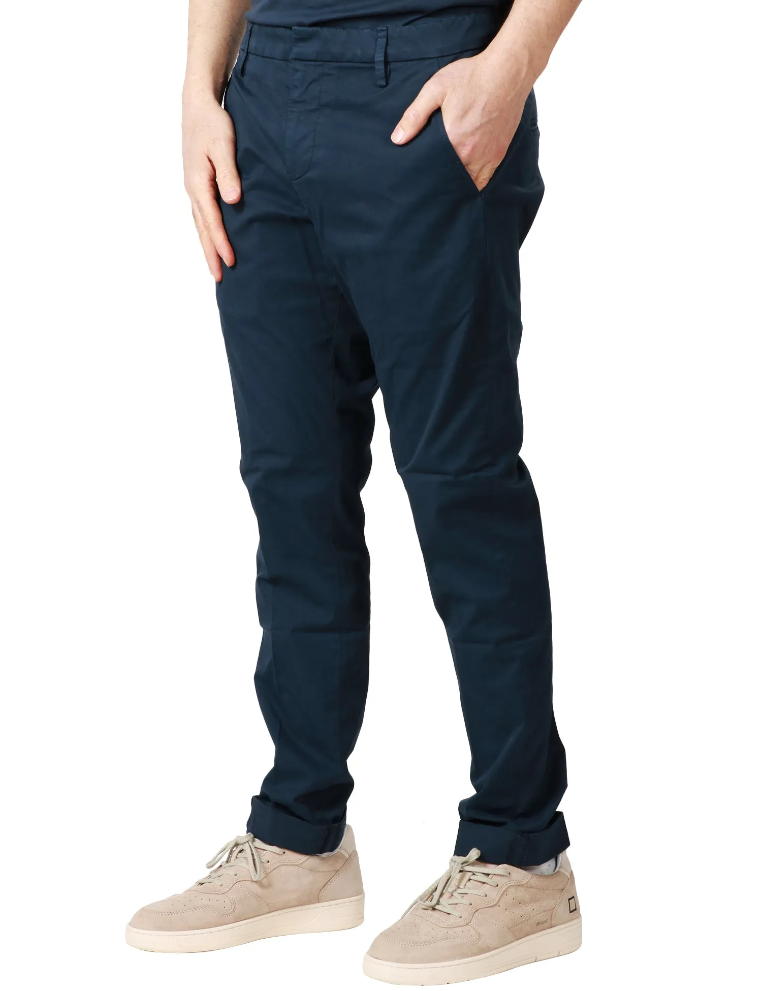 DonDup PANTALONE UOMO DONDUP BLU MODELLO GAUBERT