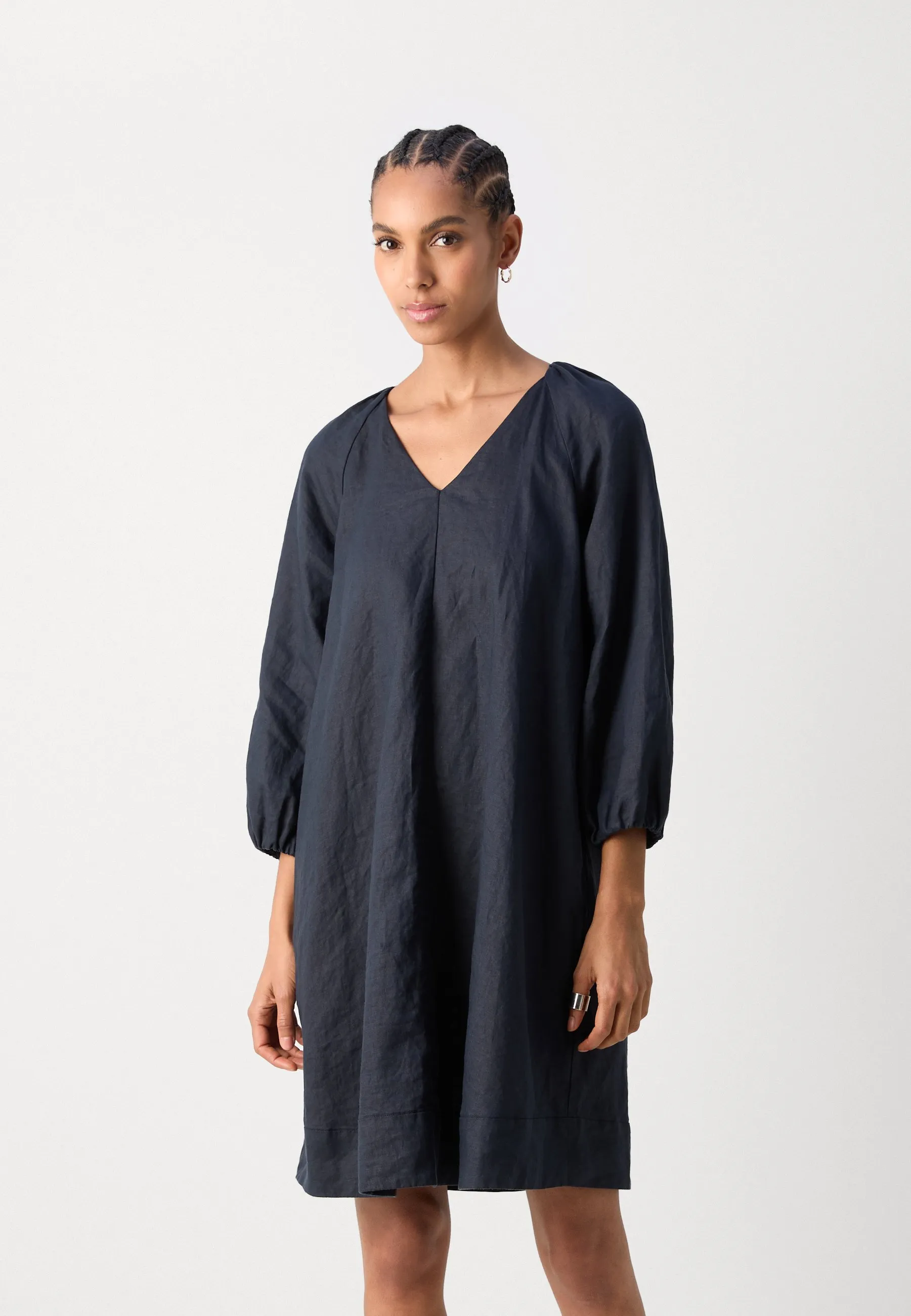 DRESS SHORT LENGTH A LINE FEMININE NECKLINE - Vestito estivo