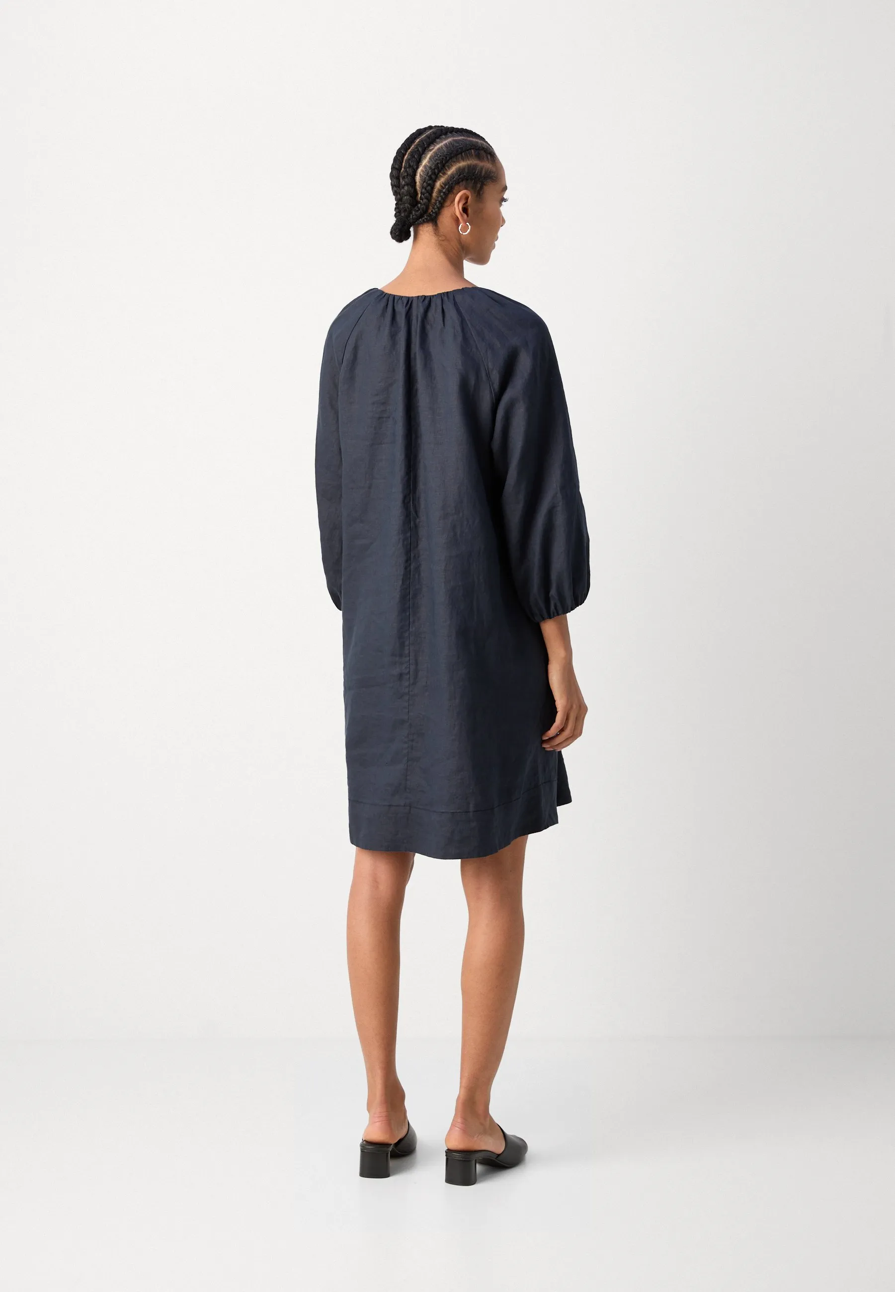 DRESS SHORT LENGTH A LINE FEMININE NECKLINE - Vestito estivo