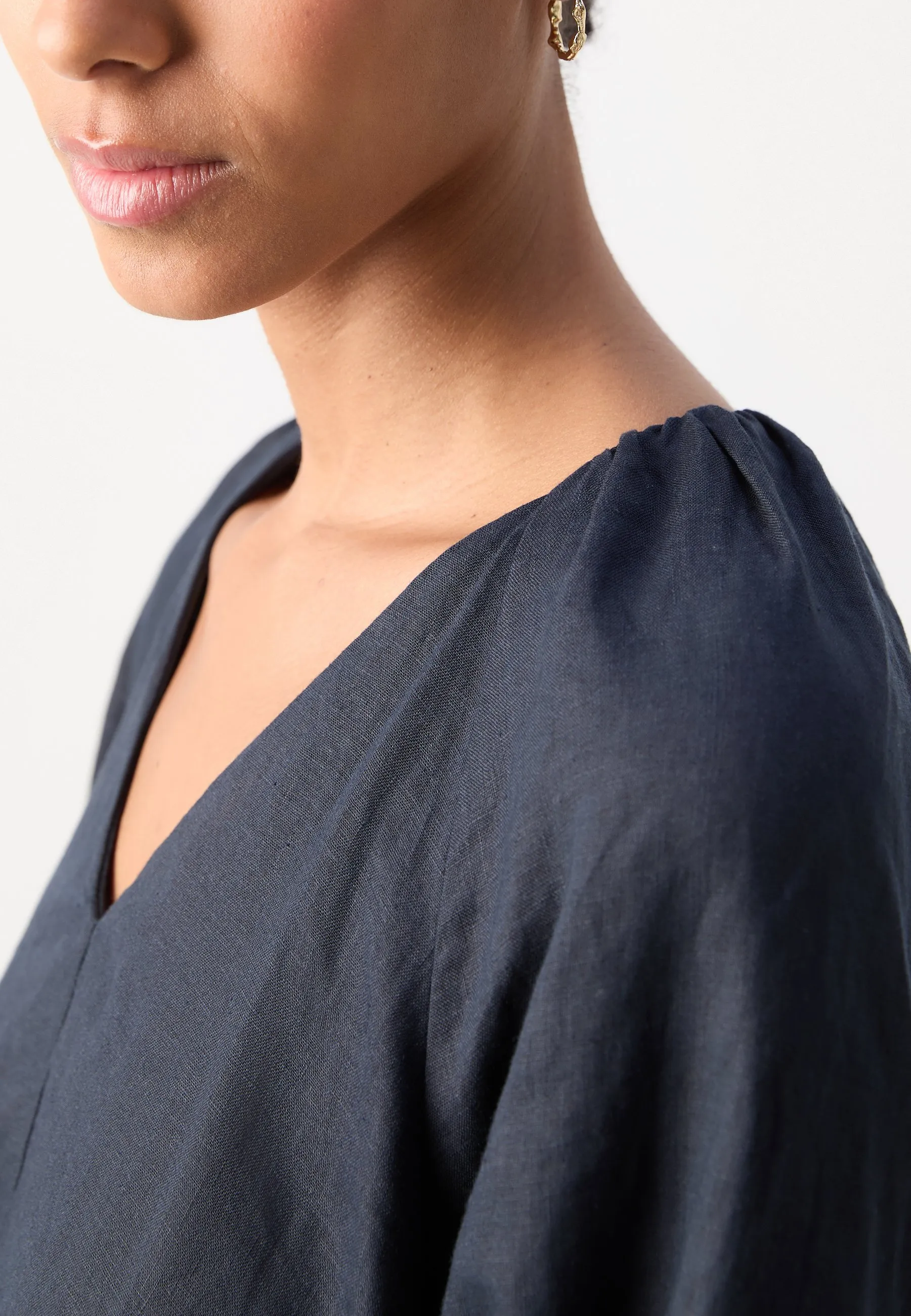 DRESS SHORT LENGTH A LINE FEMININE NECKLINE - Vestito estivo