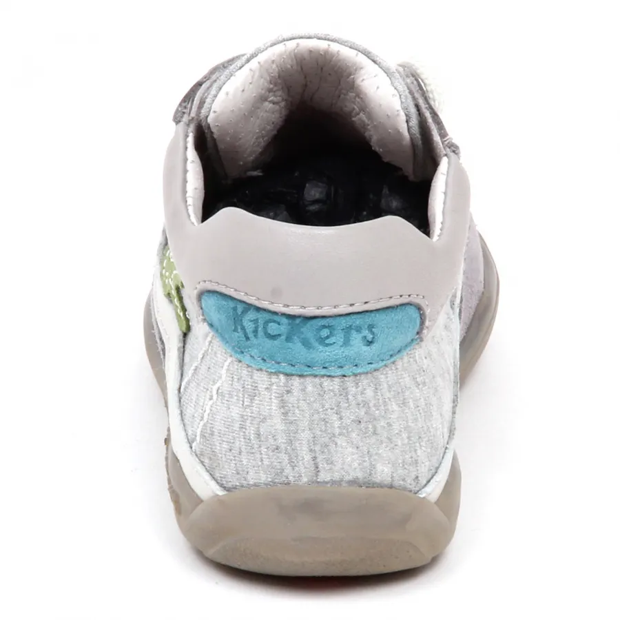 E2258 sneaker bimbo tissue KICKERS ERVE scarpe grey shoe kid baby boy