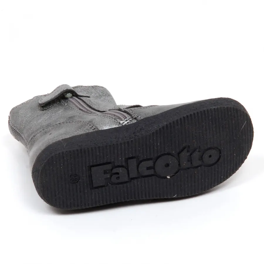 E3256 stivaletto bimba grey FALCOTTO NATURINO scarpe primi passi shoe baby girl