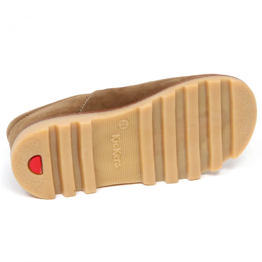 E6416 sandalo bimbo beige/green KICKERS SAND scarpe nabuk shoe baby kid boy