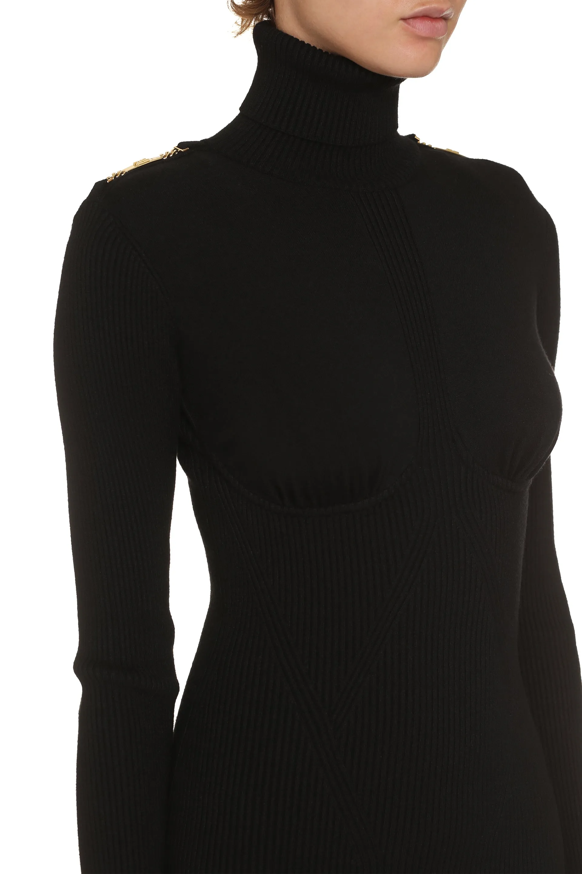 Elisabetta Franchi Abito dolcevita in maglia