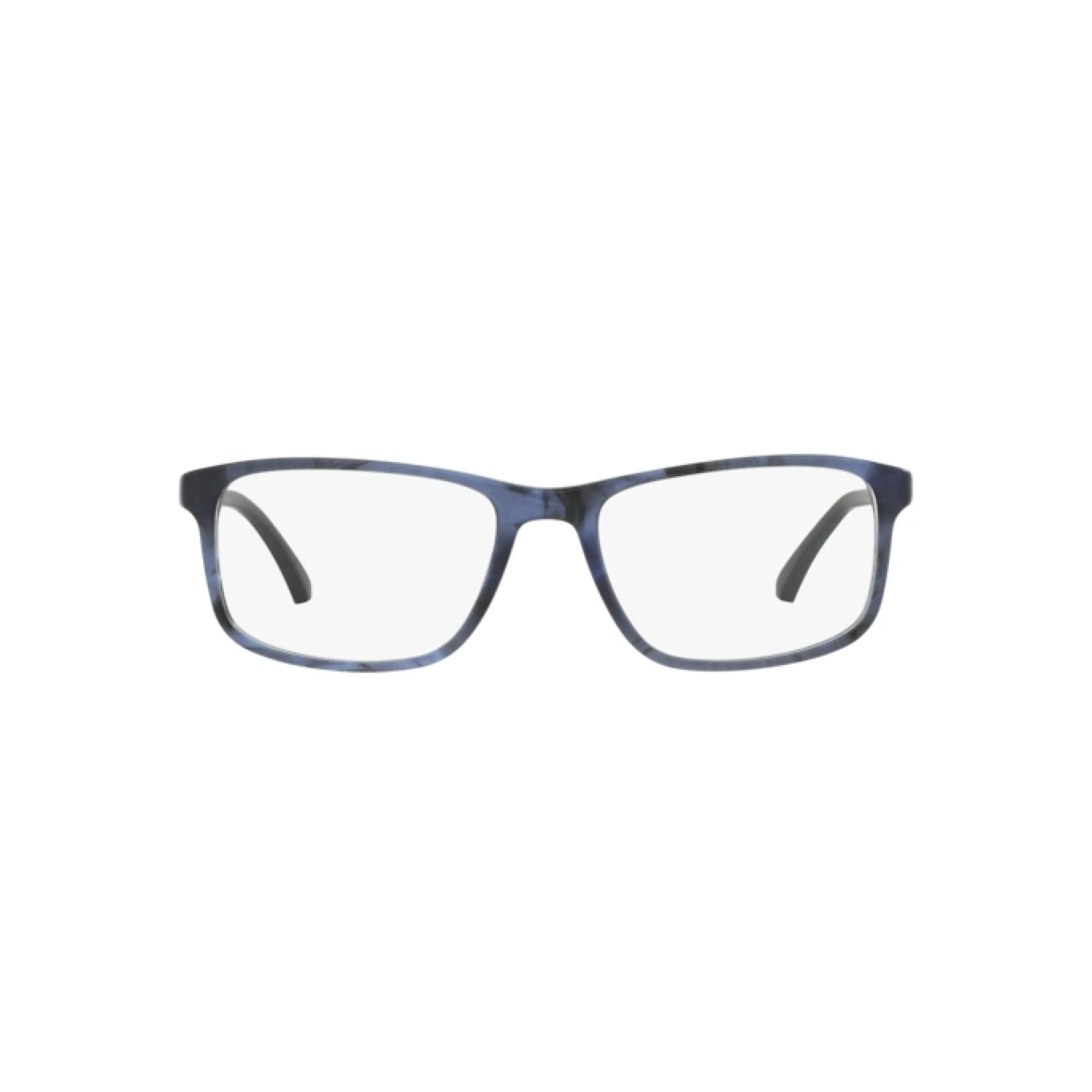   Emporio Armani EA 3098 - 5549 Blu Opaco A Strisce | Occhiale Da Vista Uomo 