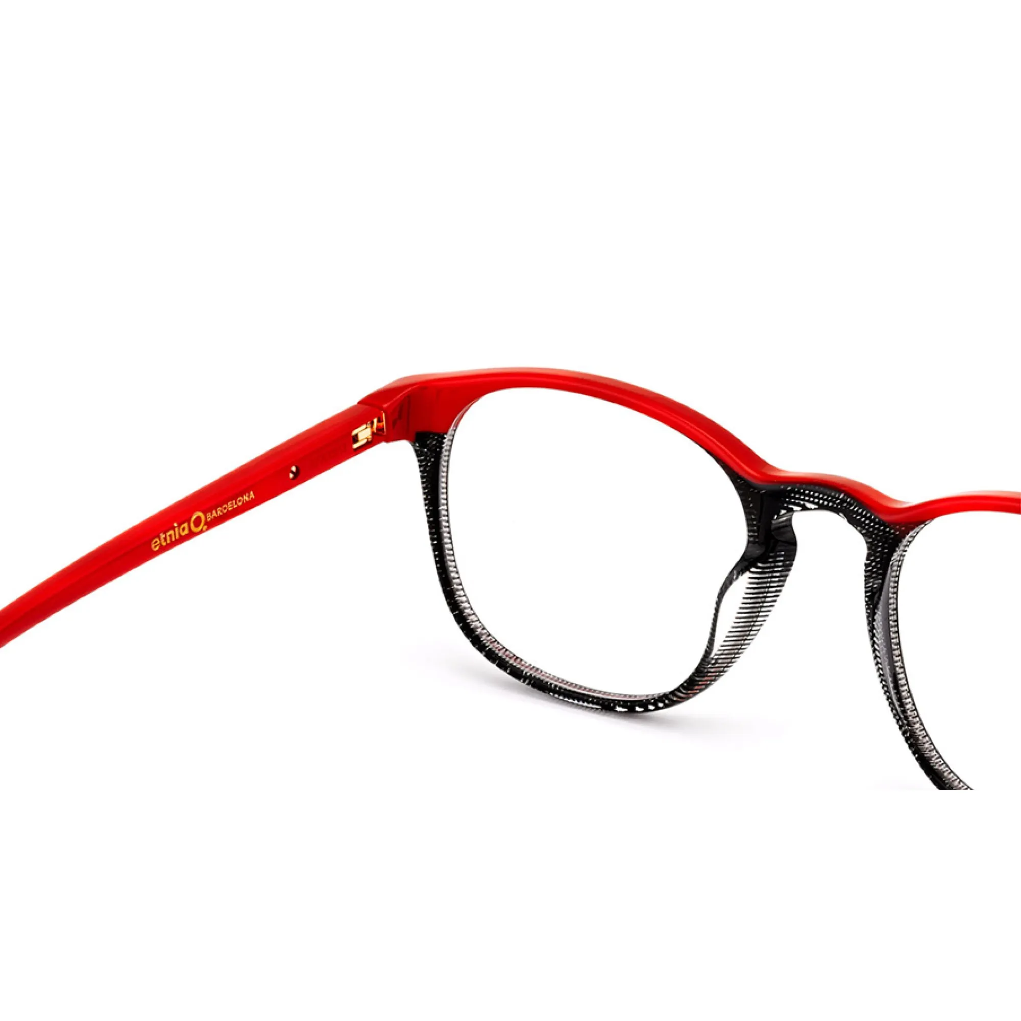   Etnia Barcelona BRUGGE - BKRD Nero Rosso | Occhiale Da Vista Donna 