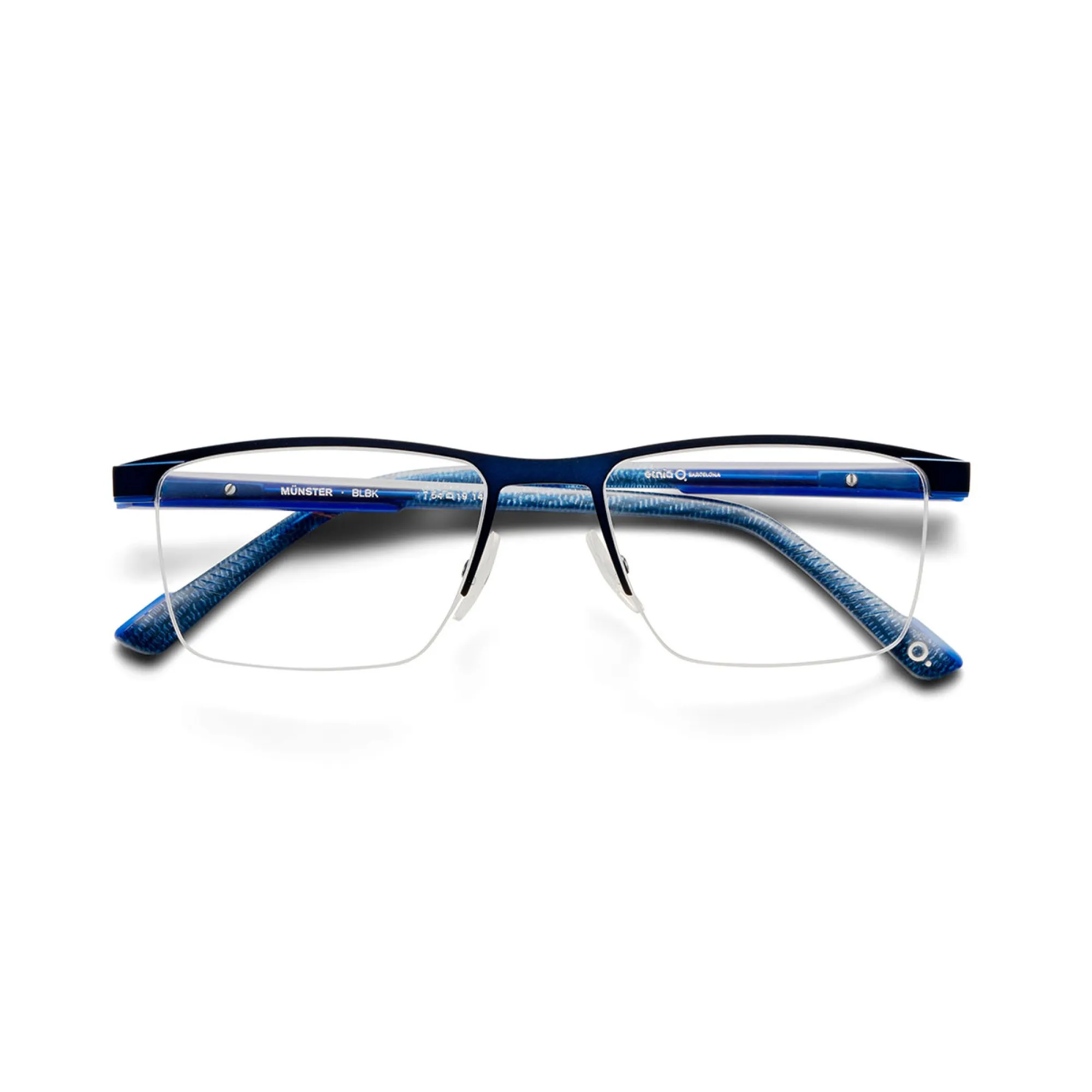   Etnia Barcelona MUNSTER - BLBK Blu Nero | Occhiale Da Vista Uomo 