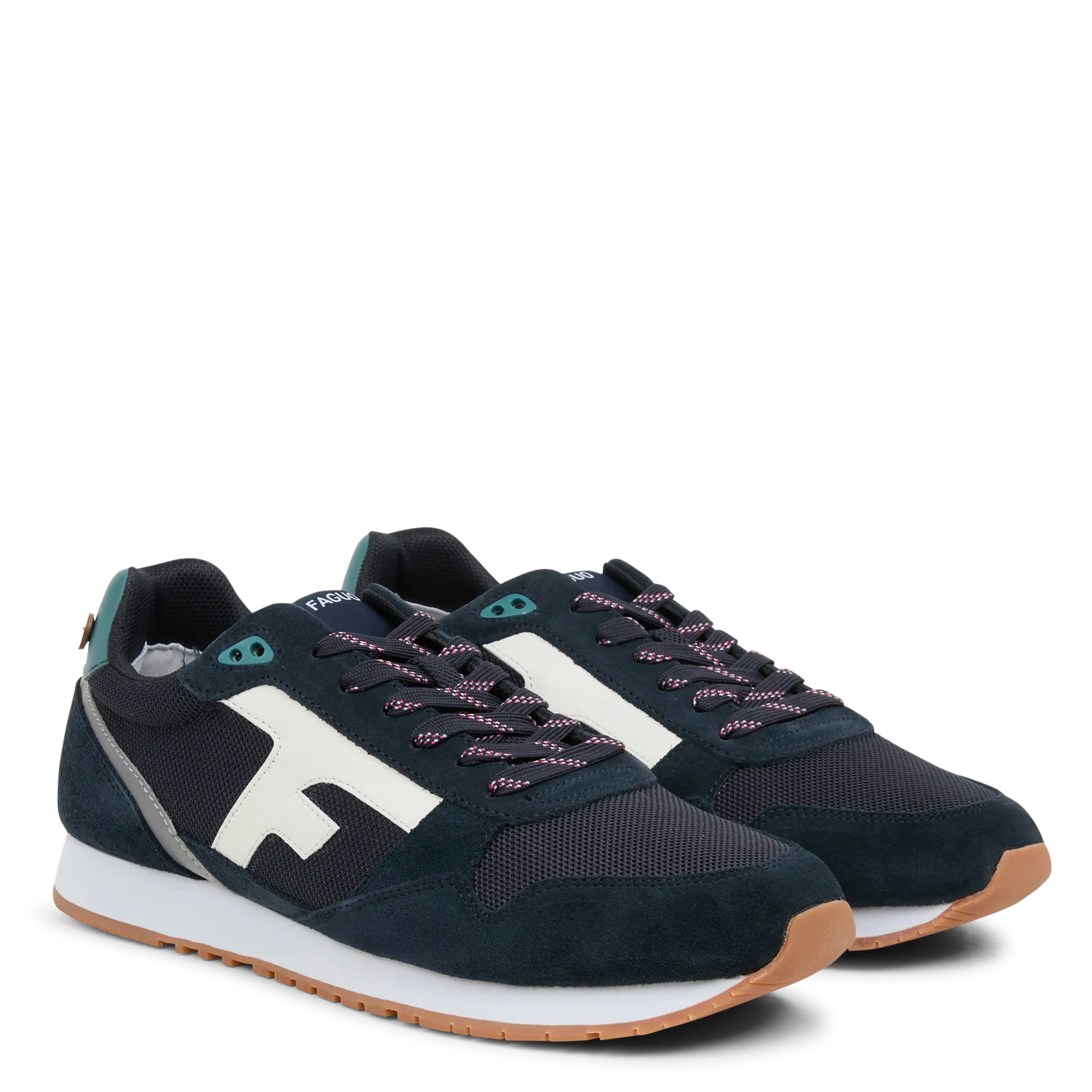  FAGUO   ELM - Sneakers basse bimateriale | Blu