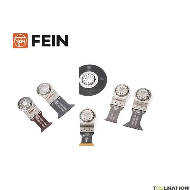 Fein Accessori 35222967020 Set di lame circolari E-Cut Starlock METAL 6 pezzi