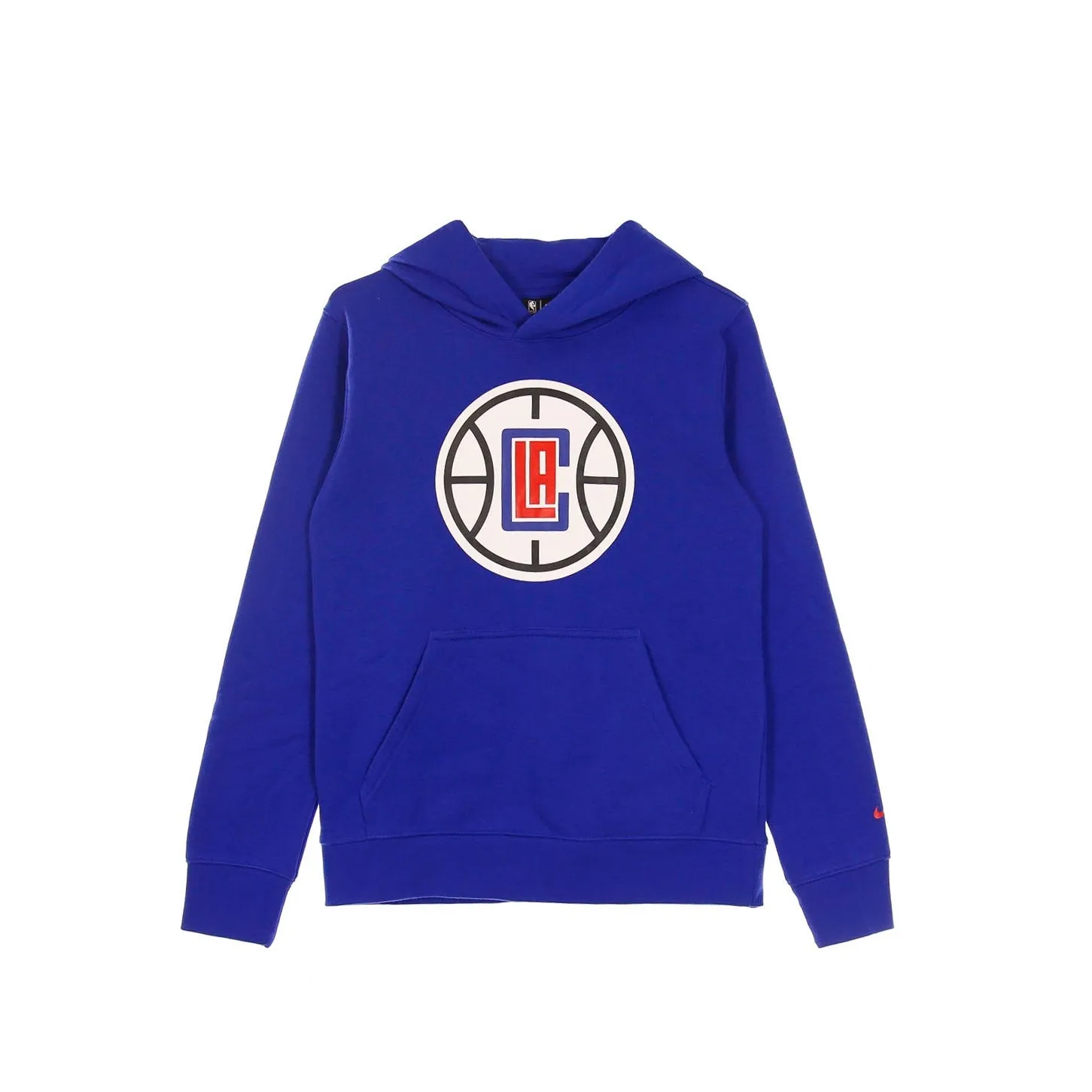 Felpa Cappuccio Bambino Nba Hoodie Po Club Fleece Logo Loscli Rush Blue