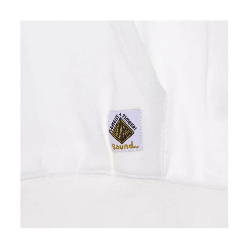felpa cappuccio uomo elliptical hoodie x timber OPTIC WHITE