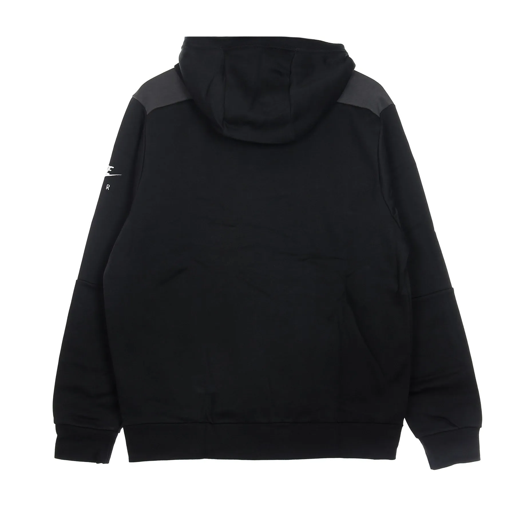 Felpa Cappuccio Uomo Sportswear Air Hoodie Black/dk Smoke Grey/white