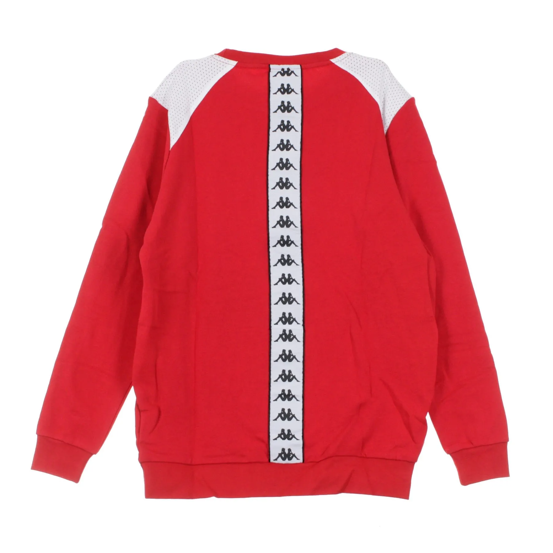Felpa Girocollo Uomo Banda Bernel Red/white