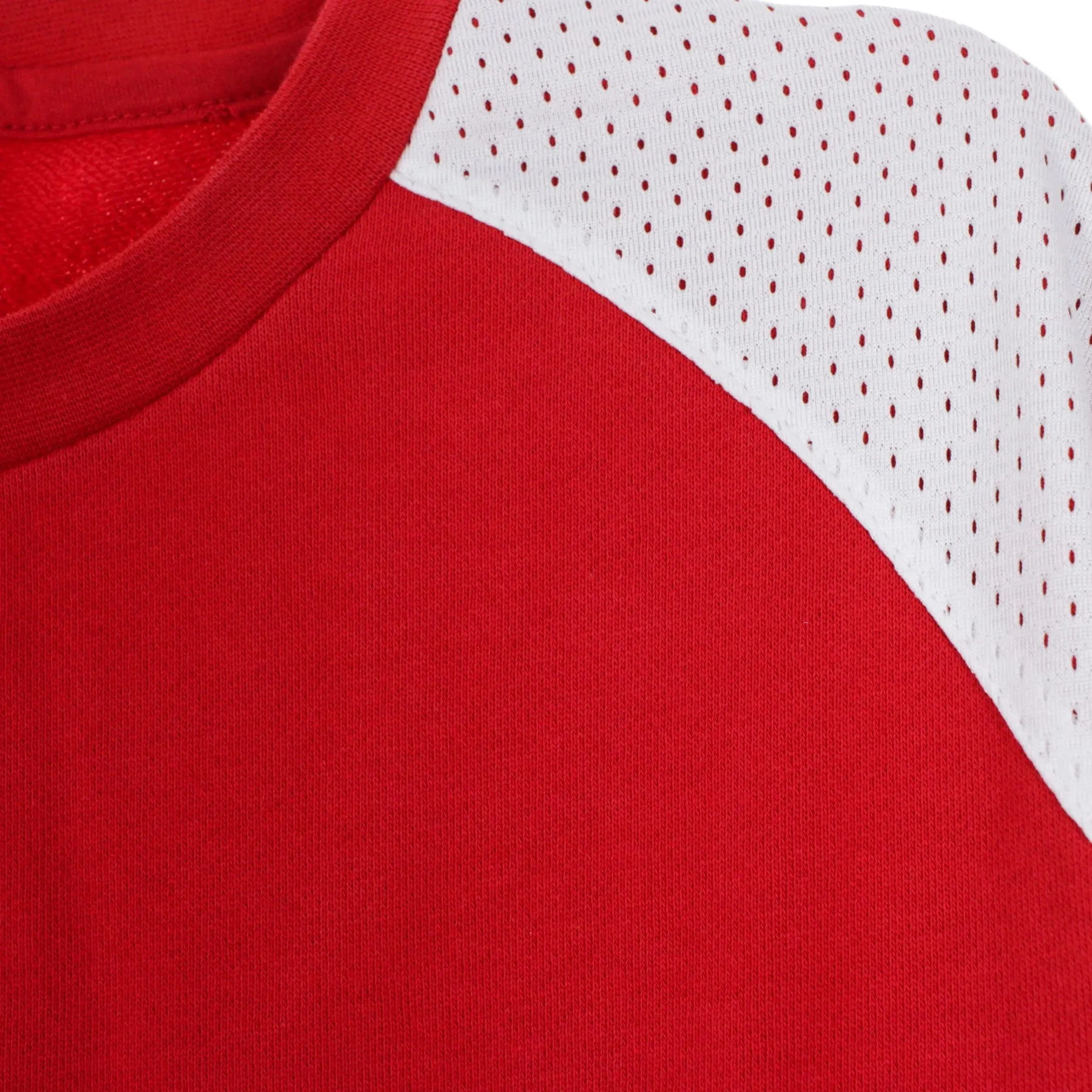 Felpa Girocollo Uomo Banda Bernel Red/white