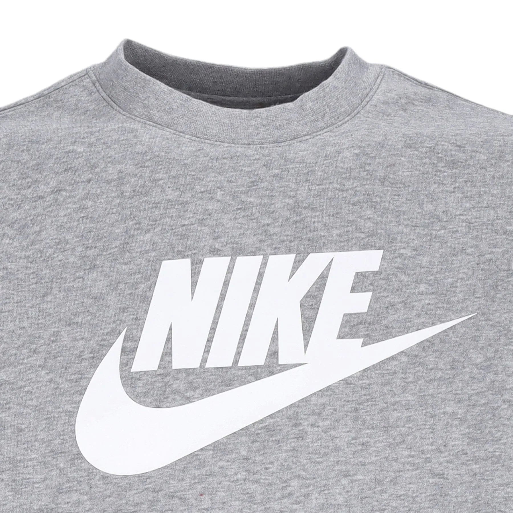 Felpa Girocollo Uomo Sportswear Club Bb Graphic Crew Dk Grey Heather
