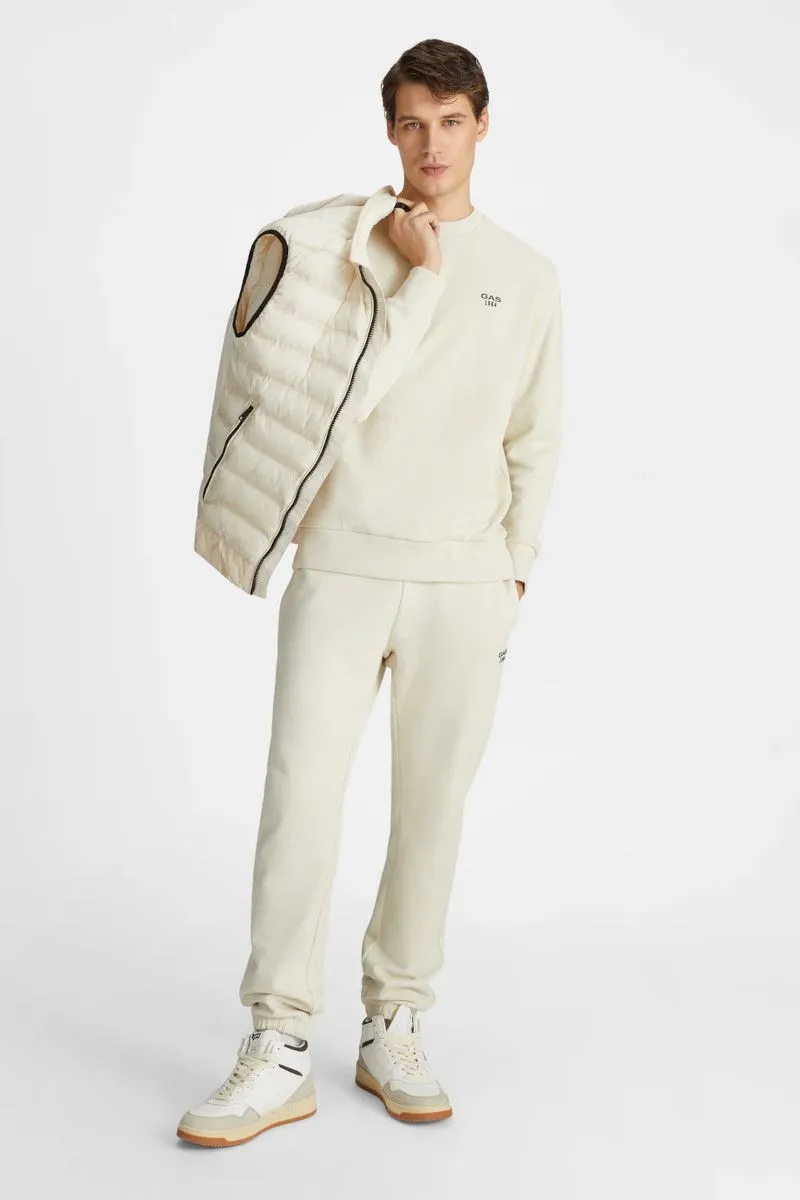 Felpa regular fit uomo Bianco