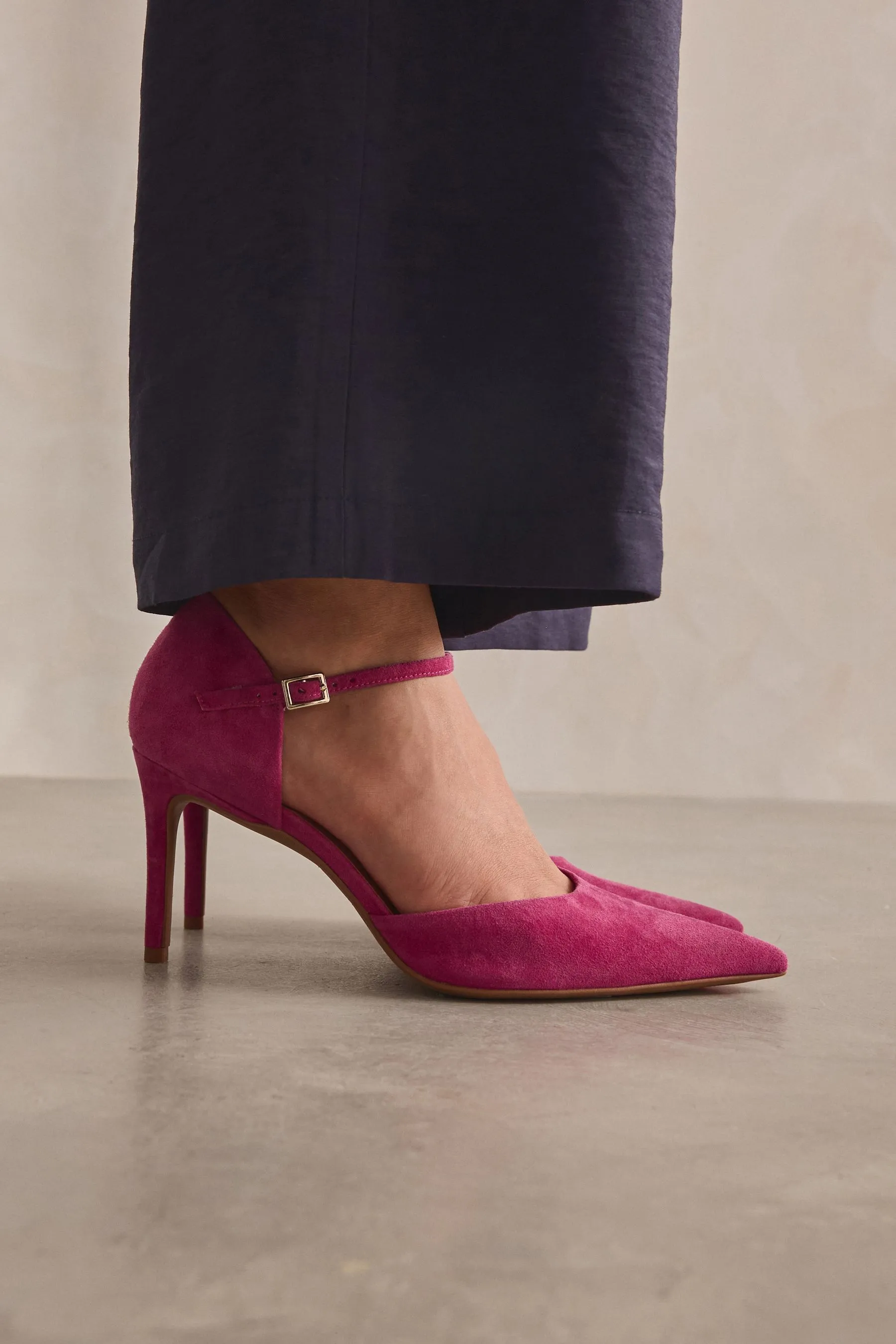 Forever Comfort® - Scarpe Mary Jane a punta con tacco