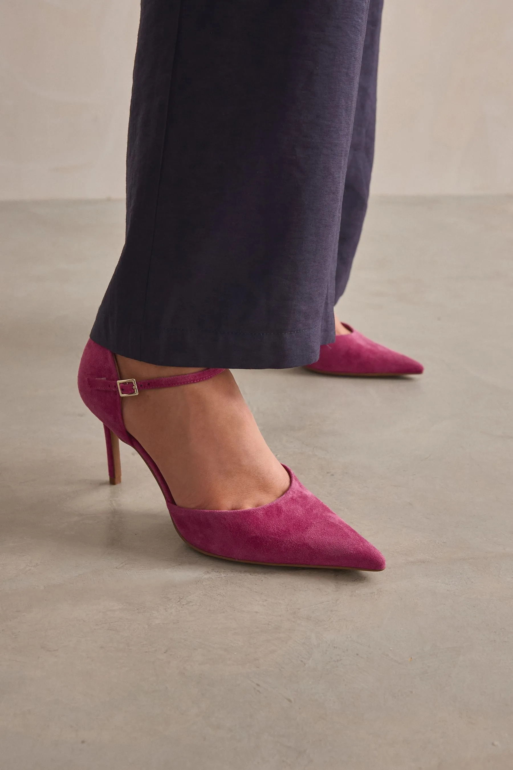 Forever Comfort® - Scarpe Mary Jane a punta con tacco