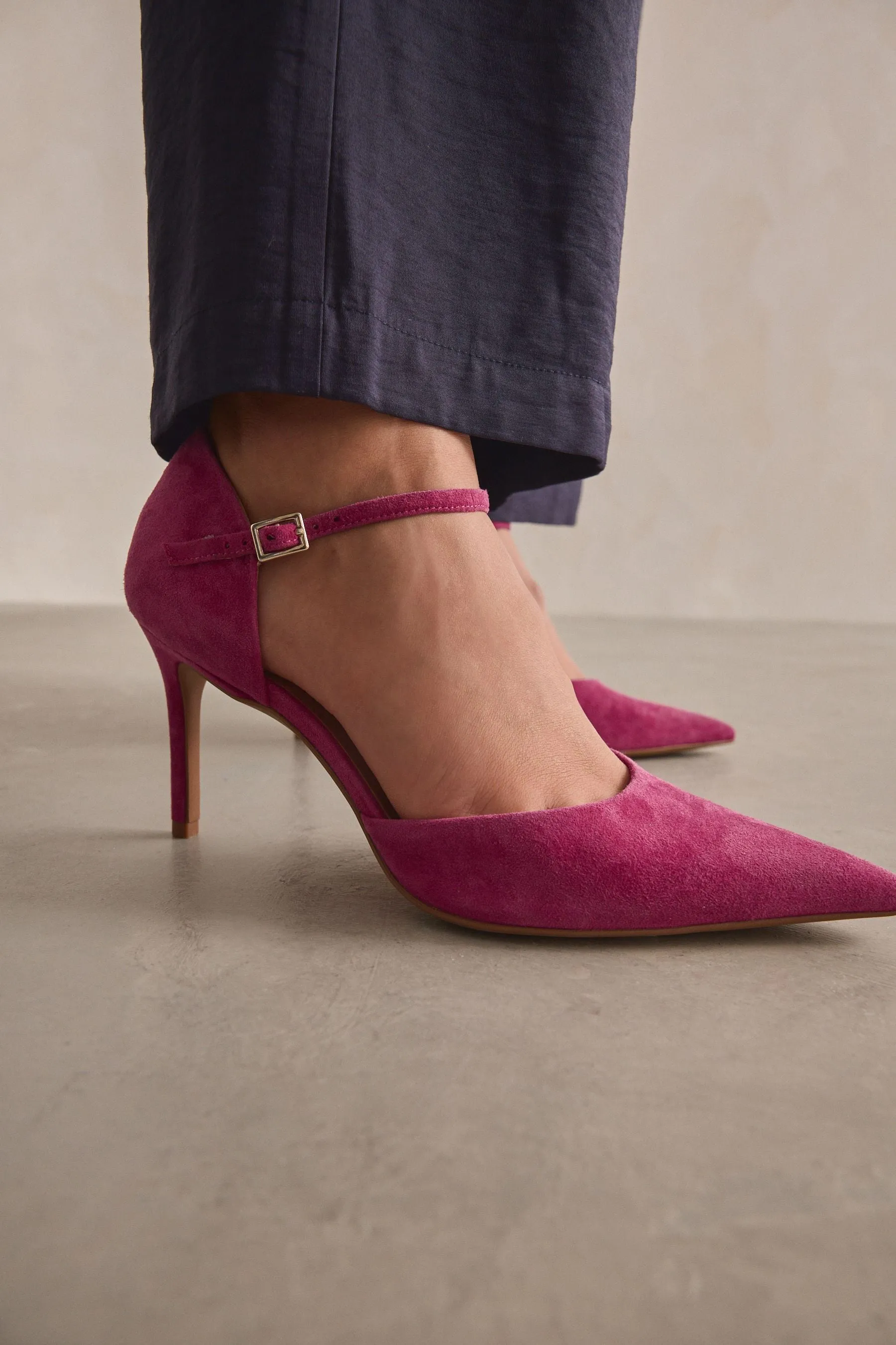 Forever Comfort® - Scarpe Mary Jane a punta con tacco