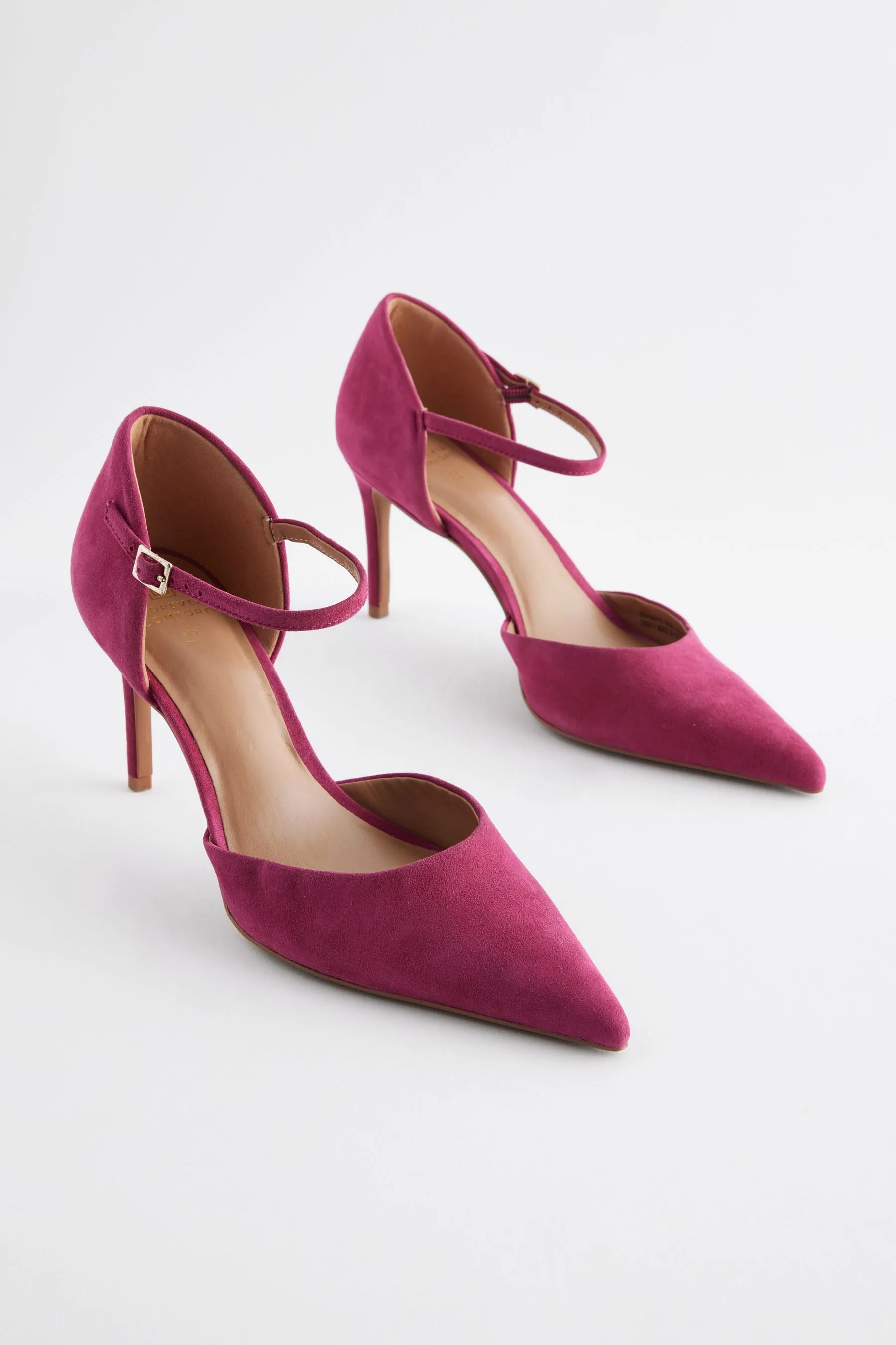 Forever Comfort® - Scarpe Mary Jane a punta con tacco