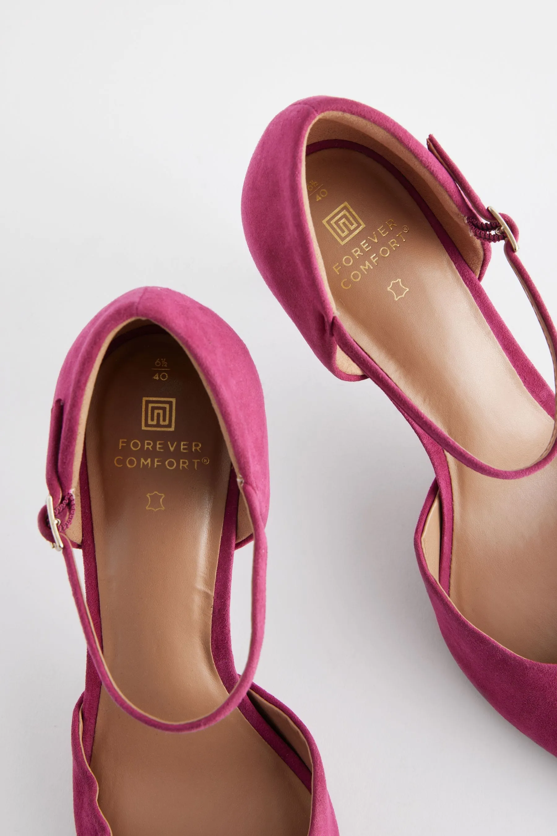 Forever Comfort® - Scarpe Mary Jane a punta con tacco