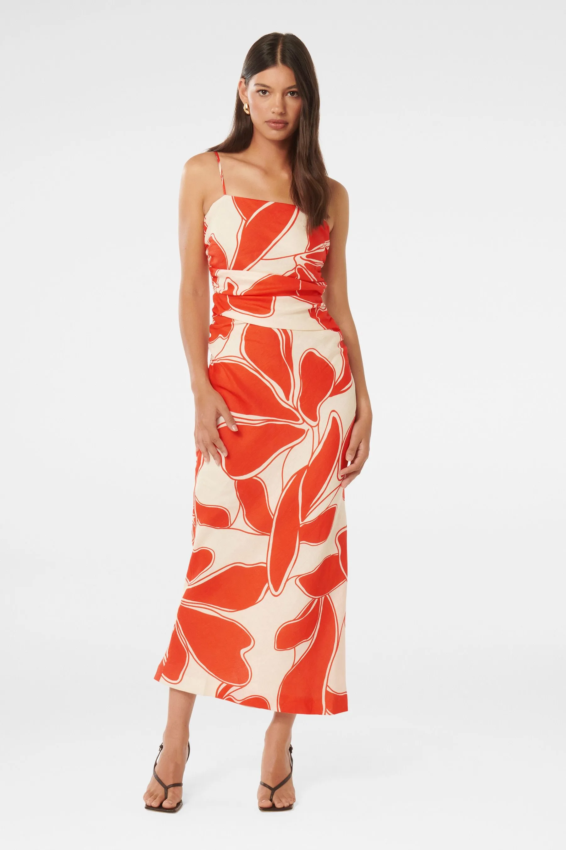 Forever New - Alana - Abito midi in puro lino con spalline