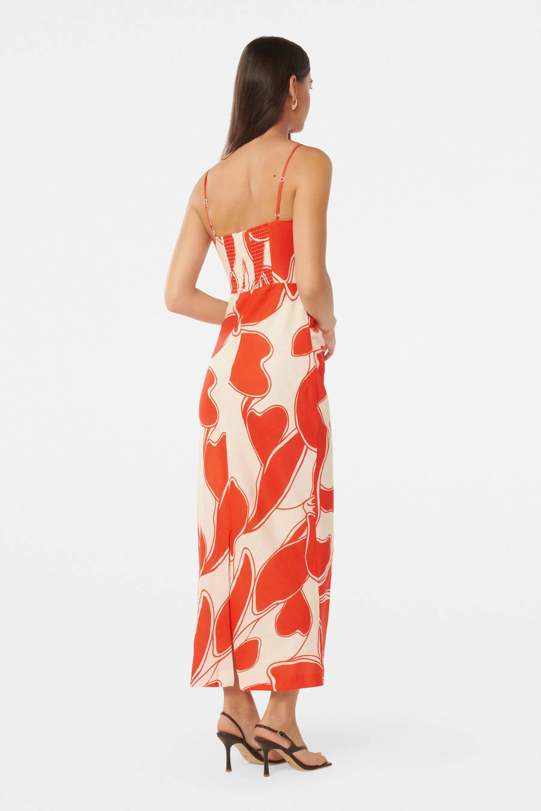 Forever New - Alana - Abito midi in puro lino con spalline