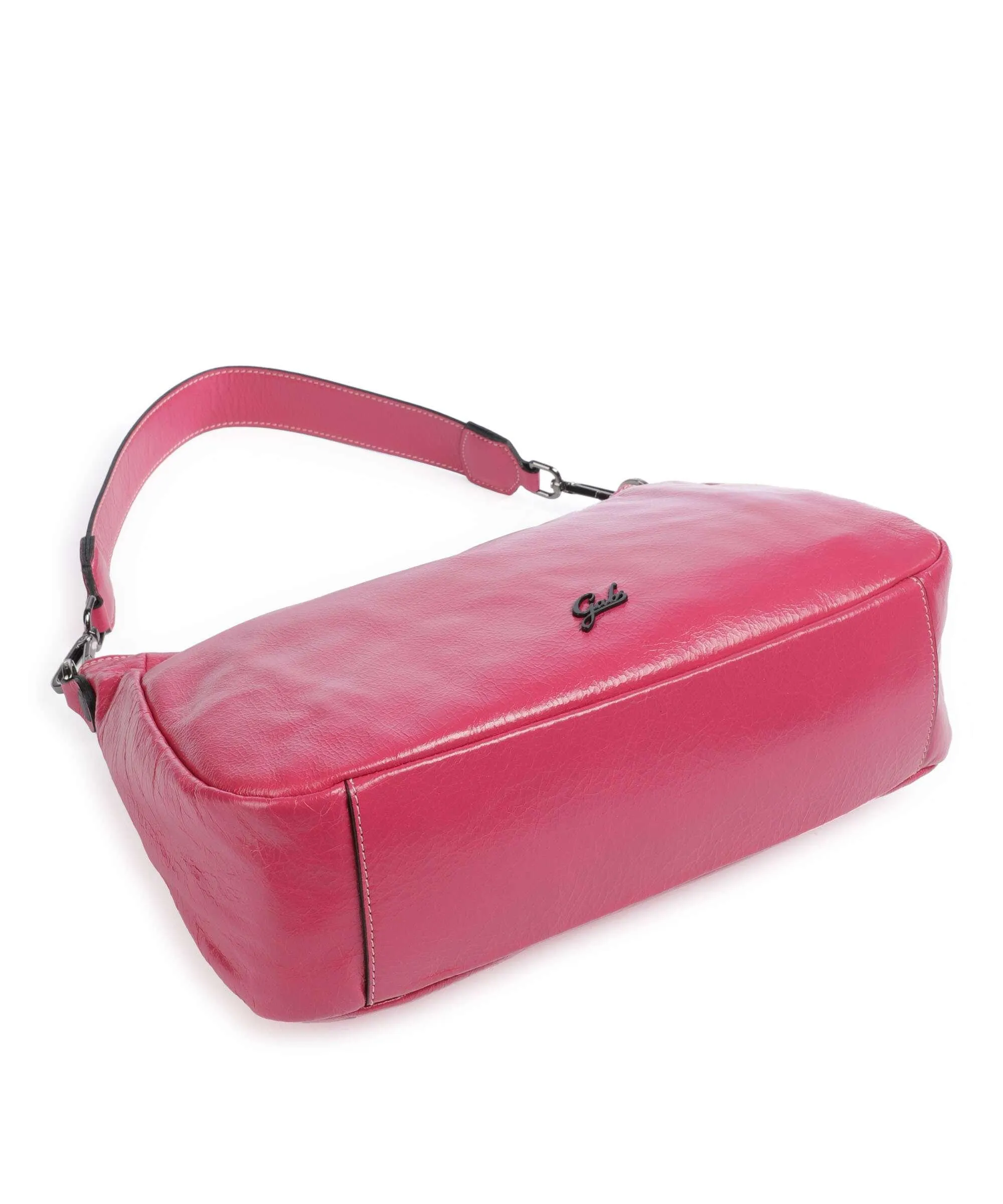  Gabs Isabel M Borsa hobo pelle di vitello grana pink  