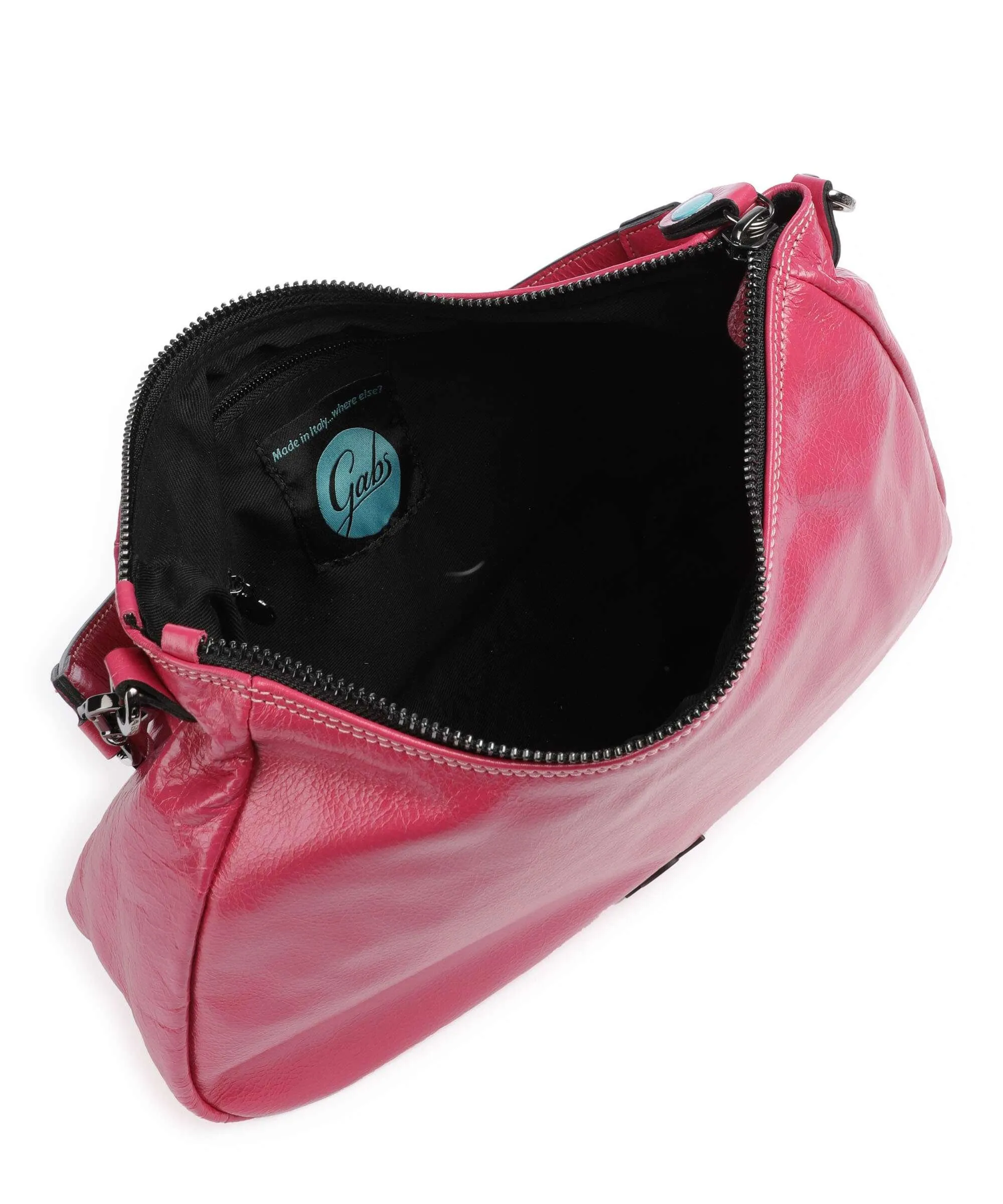  Gabs Isabel M Borsa hobo pelle di vitello grana pink  