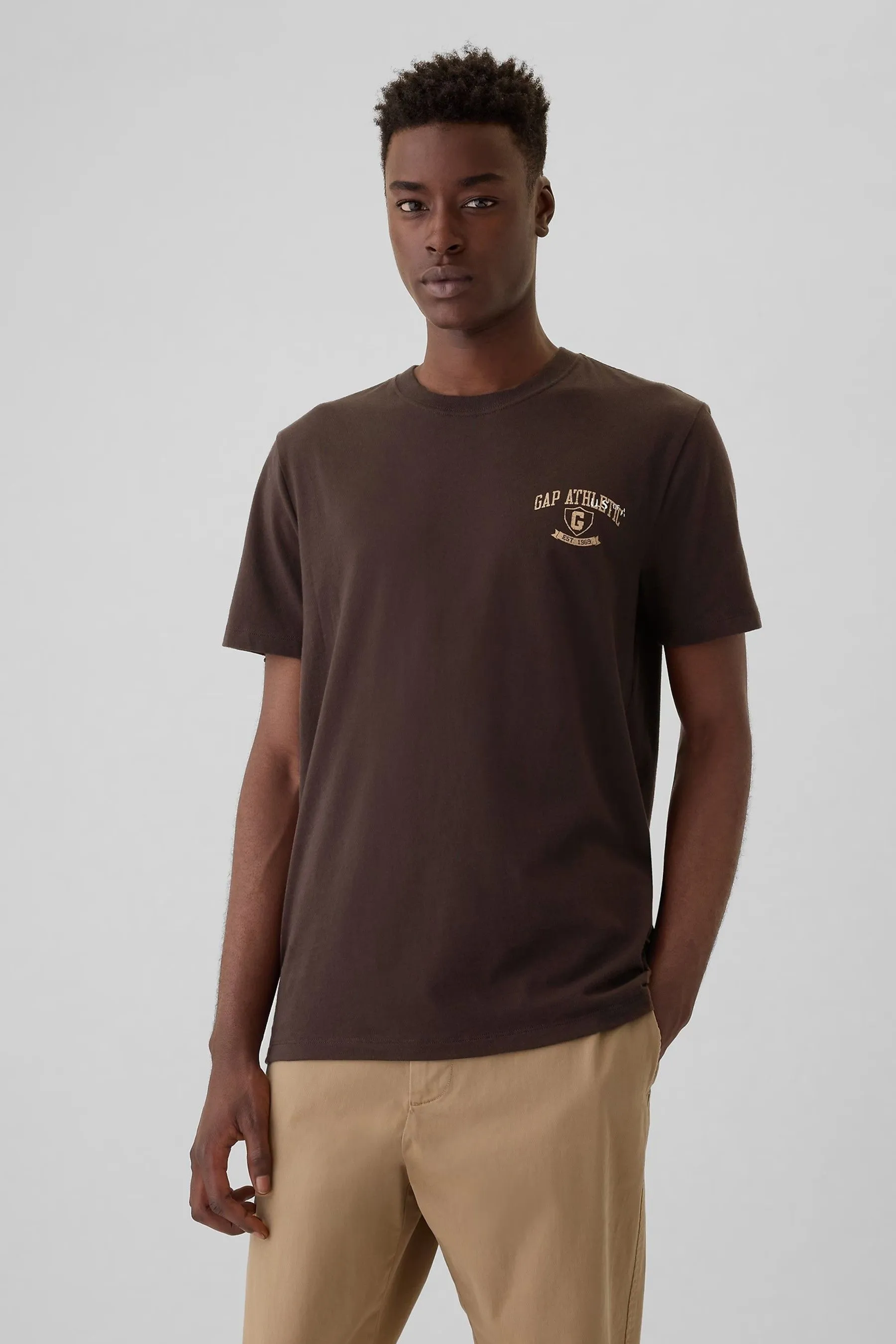 Gap Maglietta Everyday Athletic Graphic 100% Cotone Maniche corte    